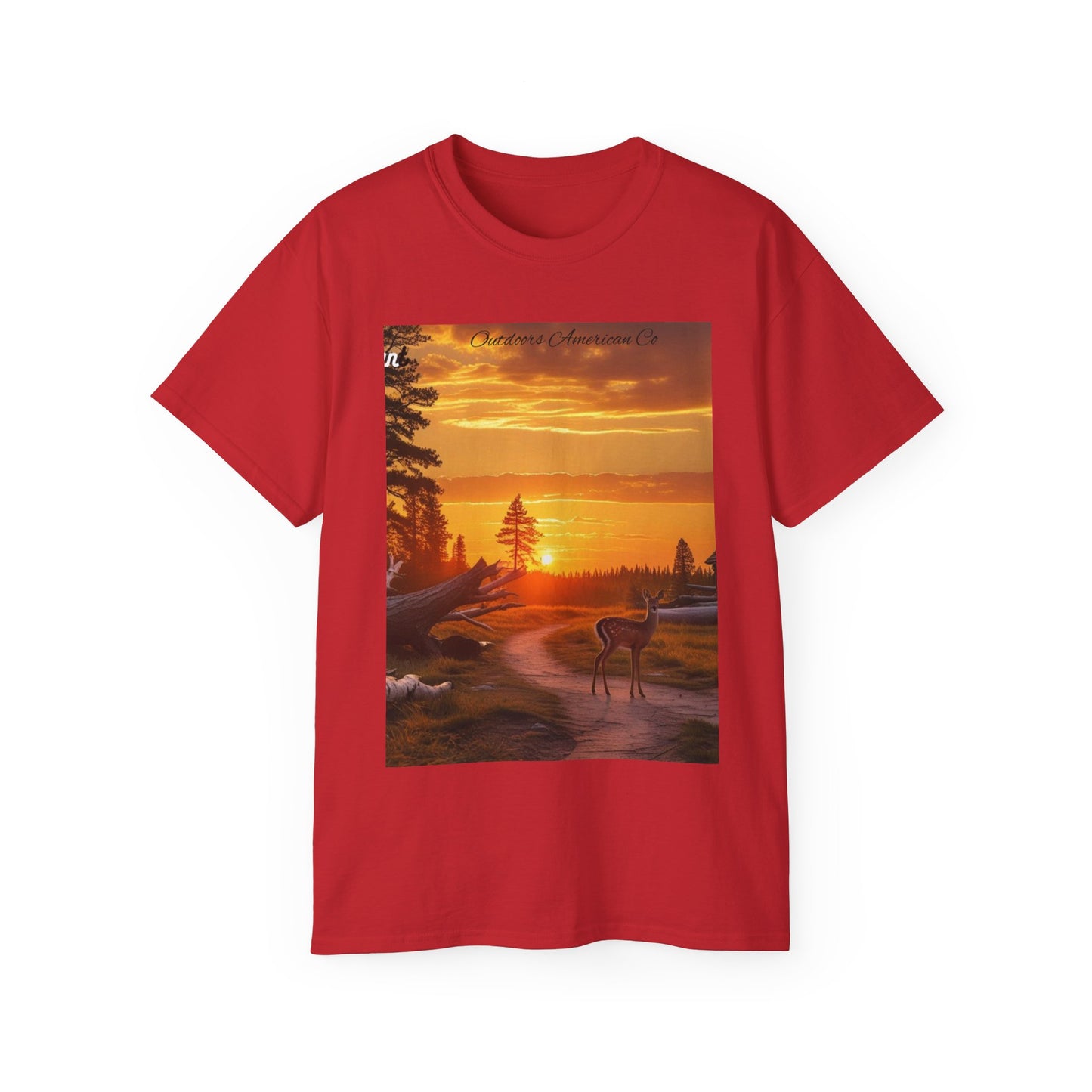 Deer Trail Cotton Tee