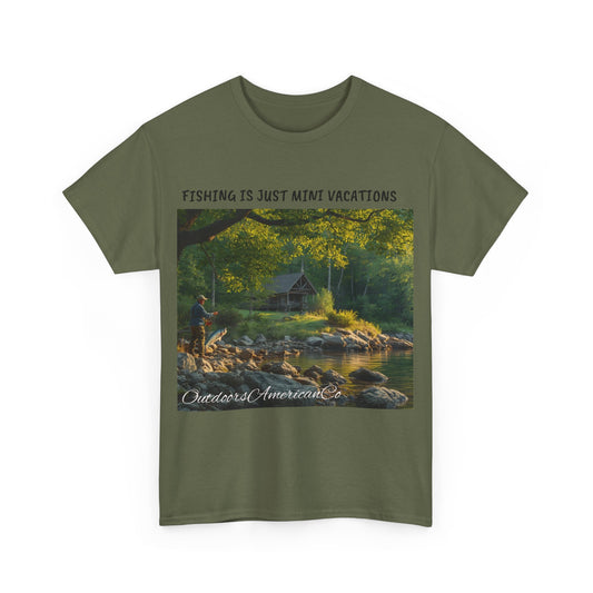 Fishing is Vacation Tee
