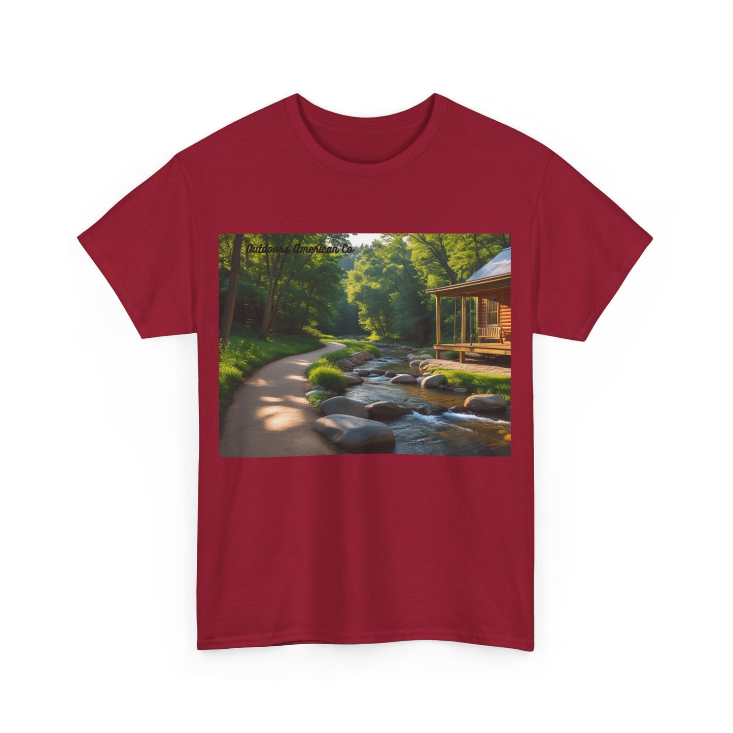 Creek Walk Cabin Cotton Tee
