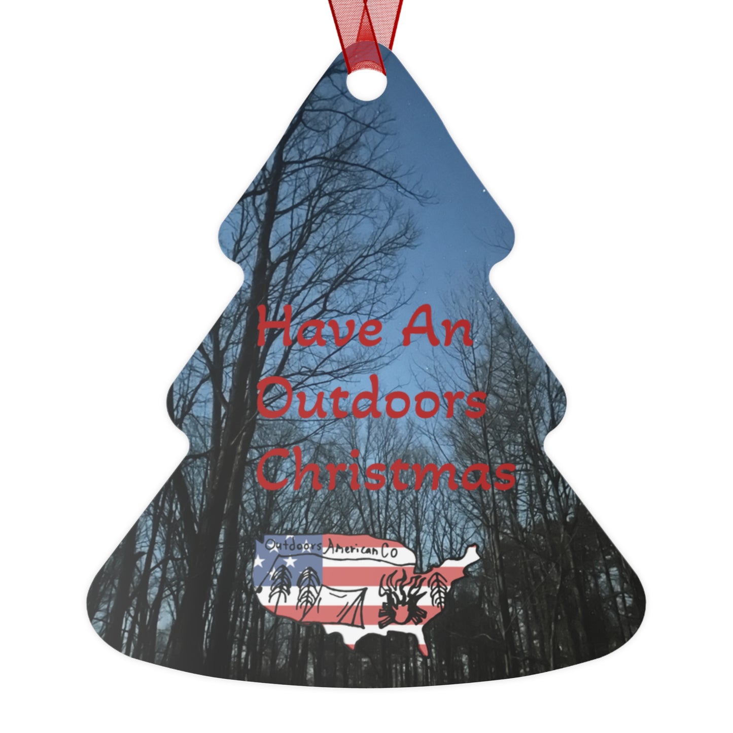 Outdoors Metal Christmas Ornaments