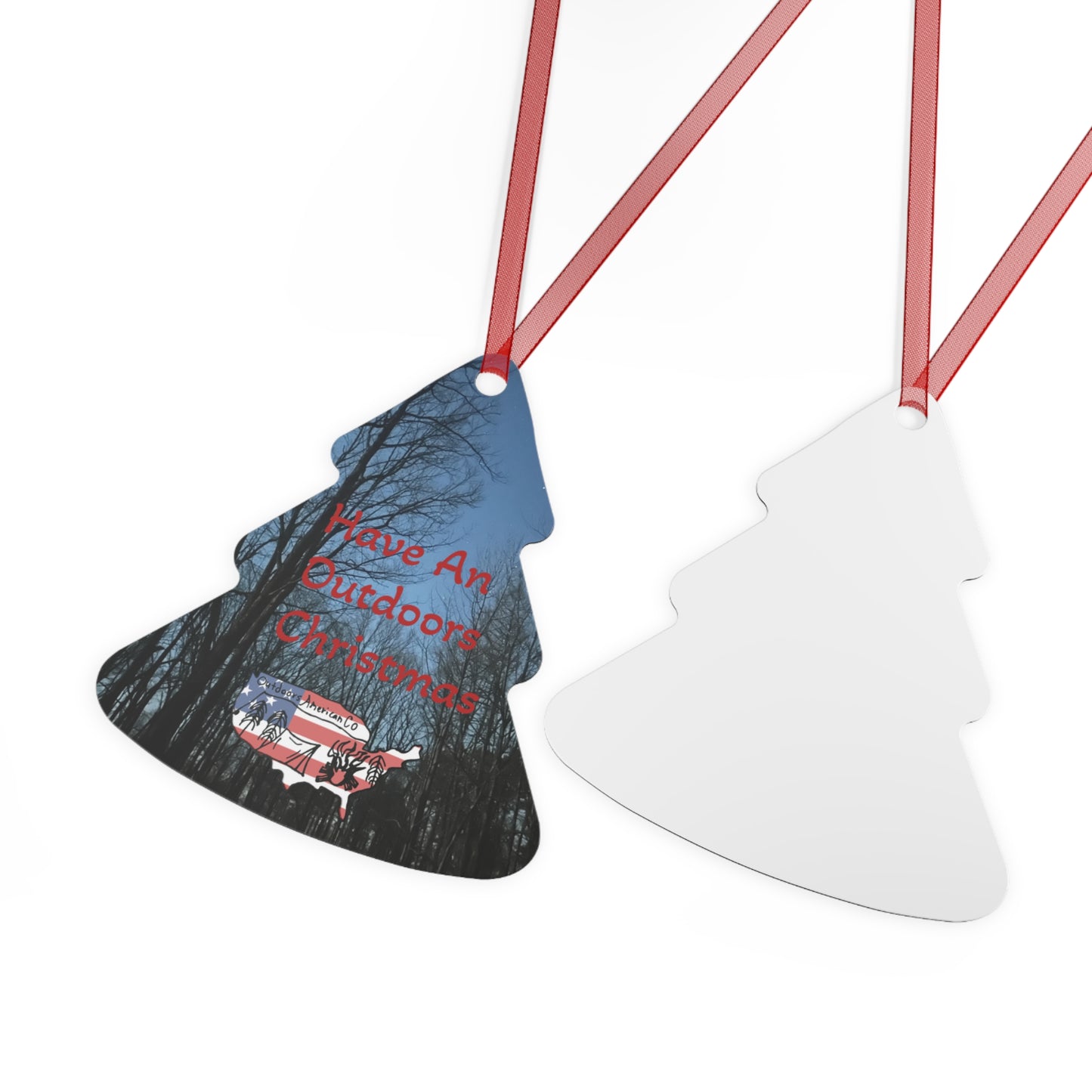 Outdoors Metal Christmas Ornaments