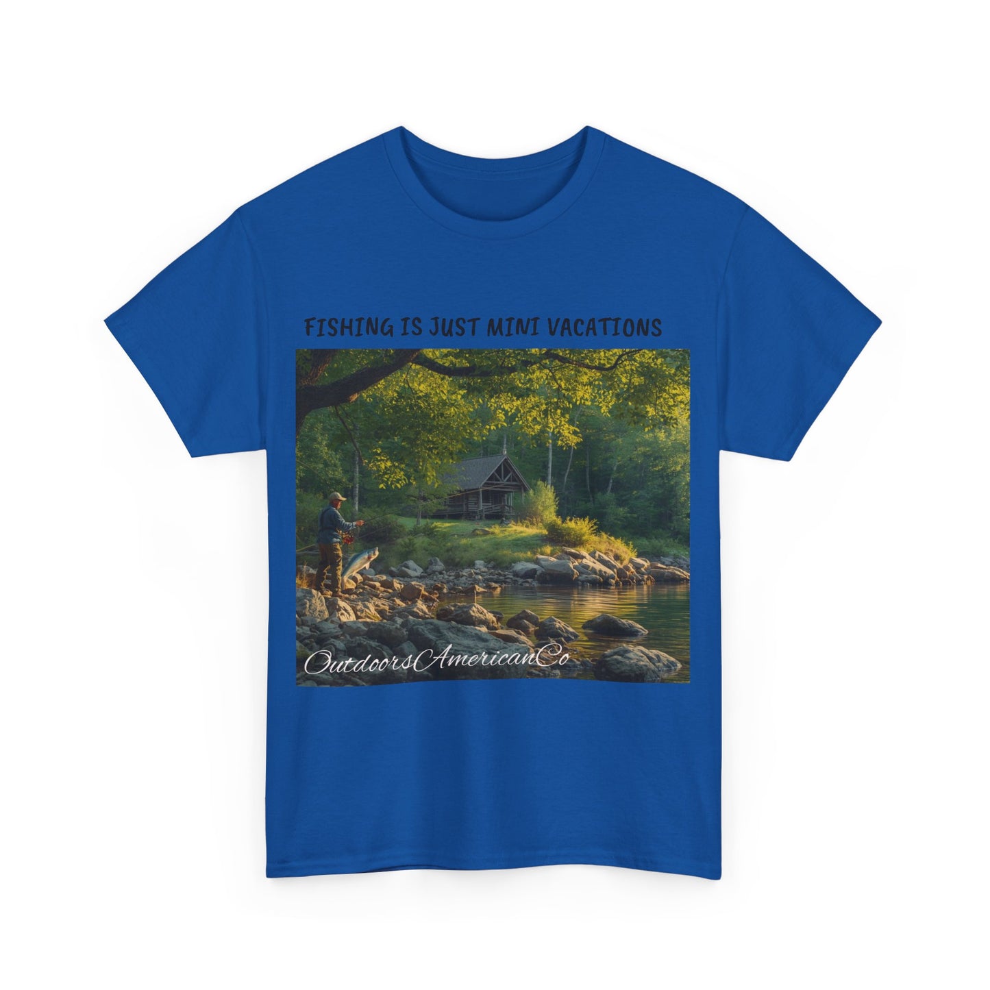 Fishing is Vacation Tee