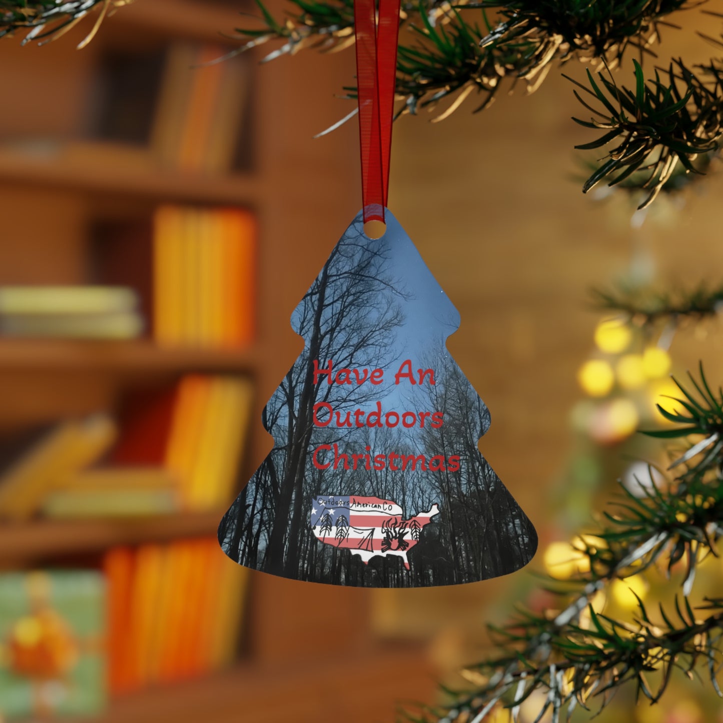 Outdoors Metal Christmas Ornaments