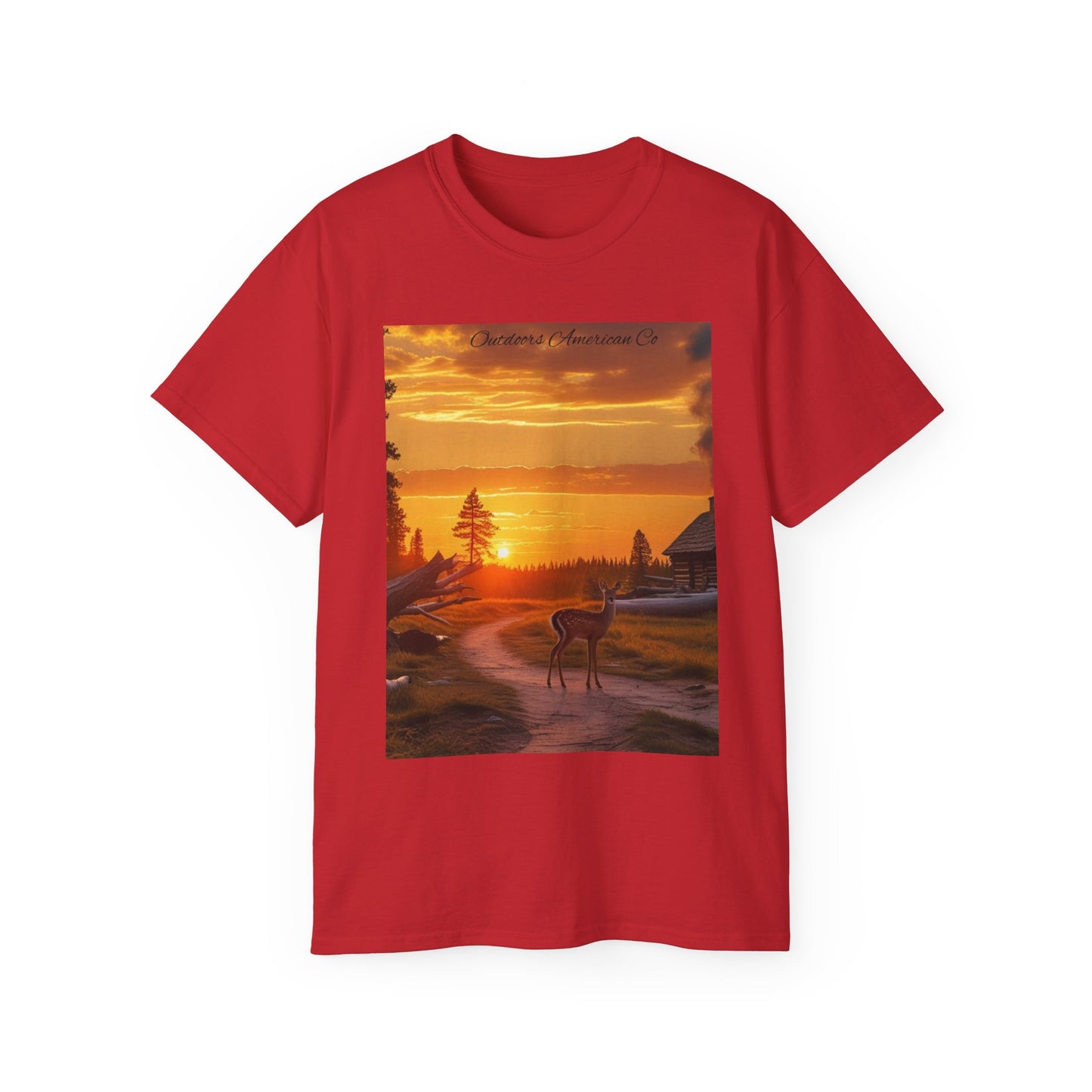 Deer Trail Cotton Tee
