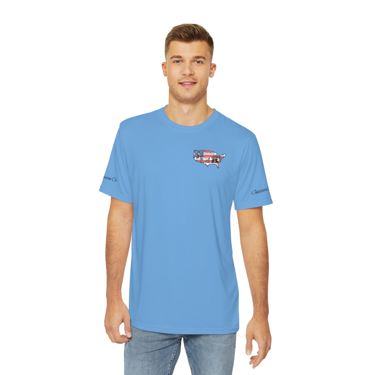 Men's Polyester Logo Tee