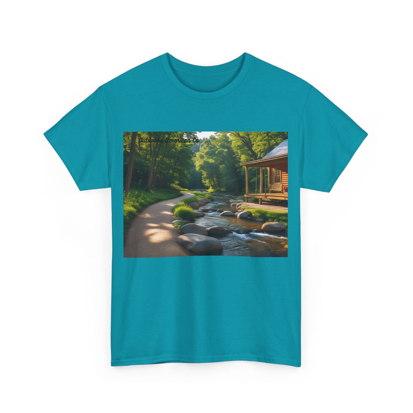 Creek Walk Cabin Cotton Tee