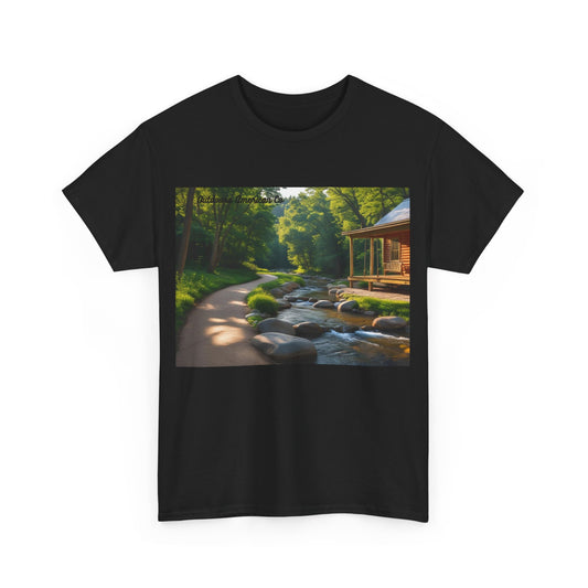 Creek Walk Cabin Cotton Tee