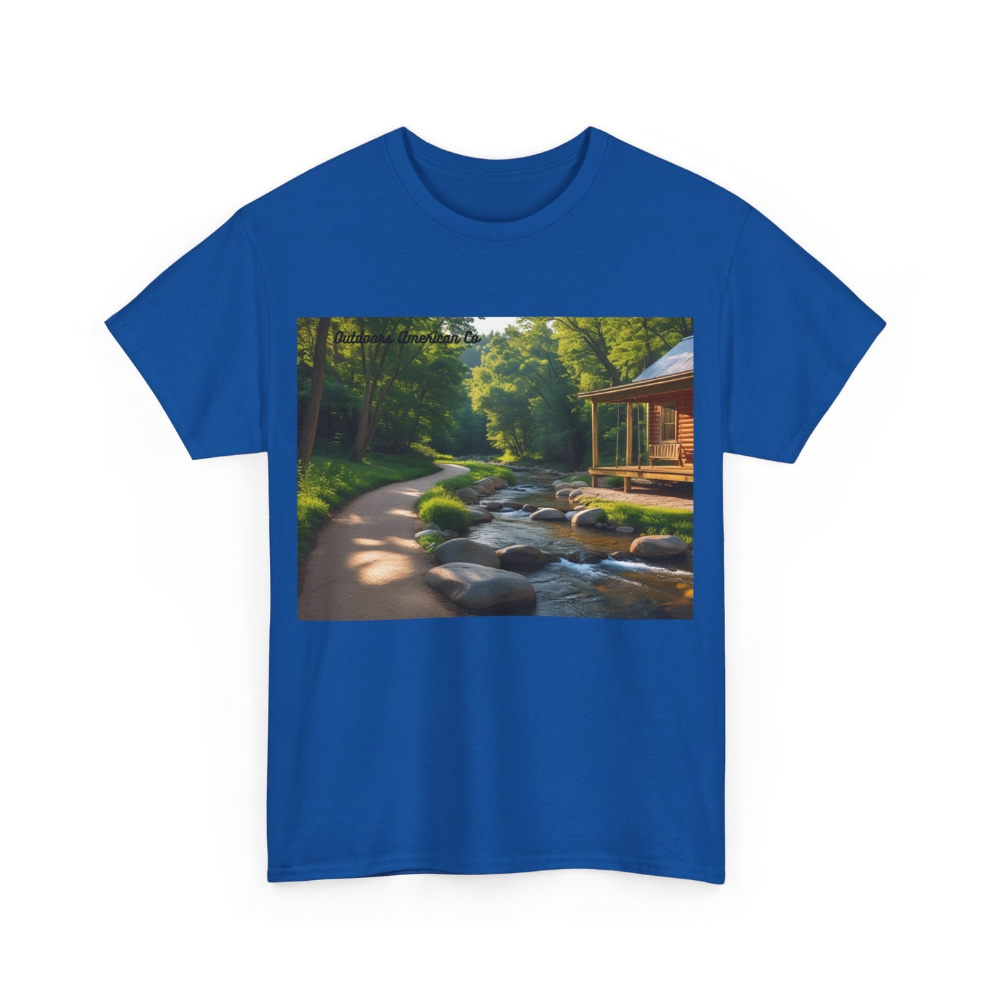 Creek Walk Cabin Cotton Tee