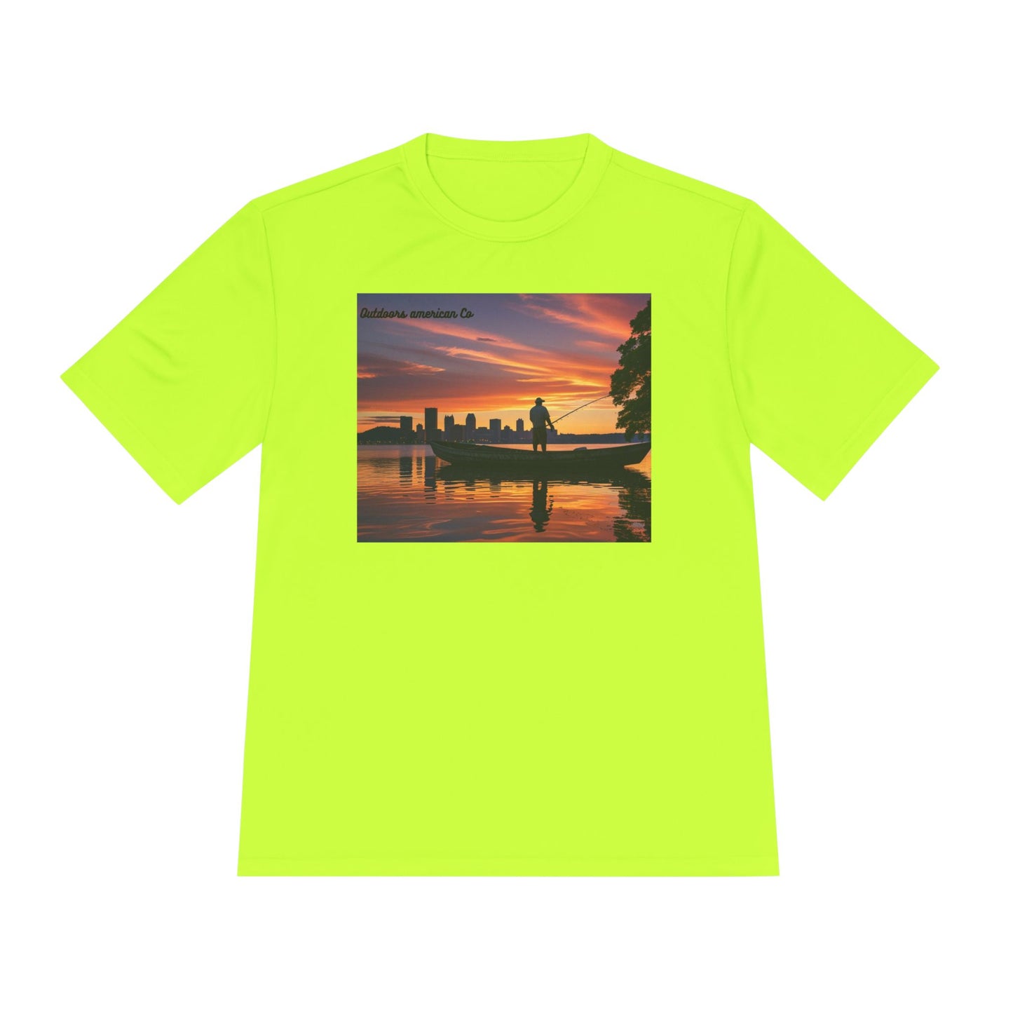 Sunset Boat Trip Athletic Tee