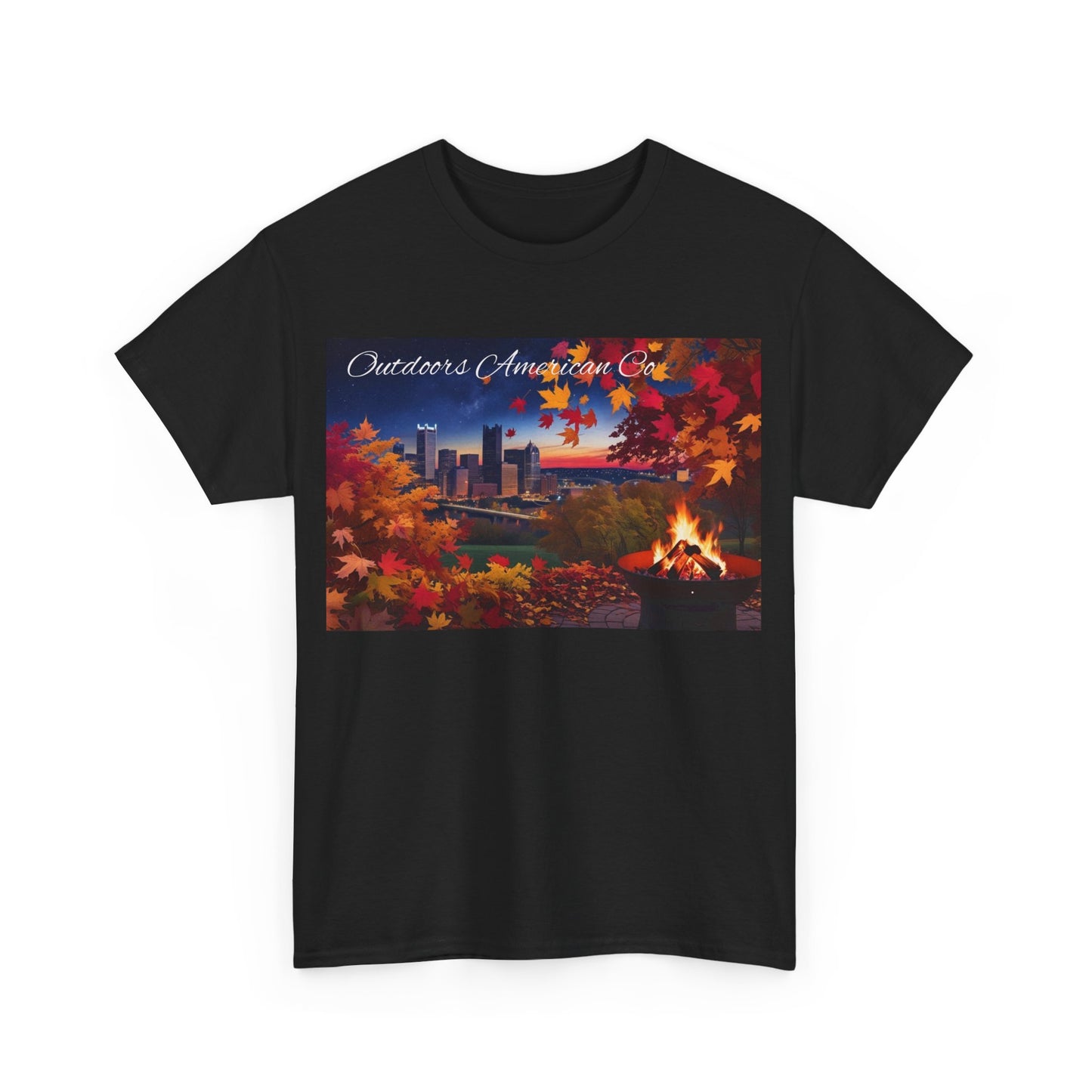 Fall Cityline Firepit Tee