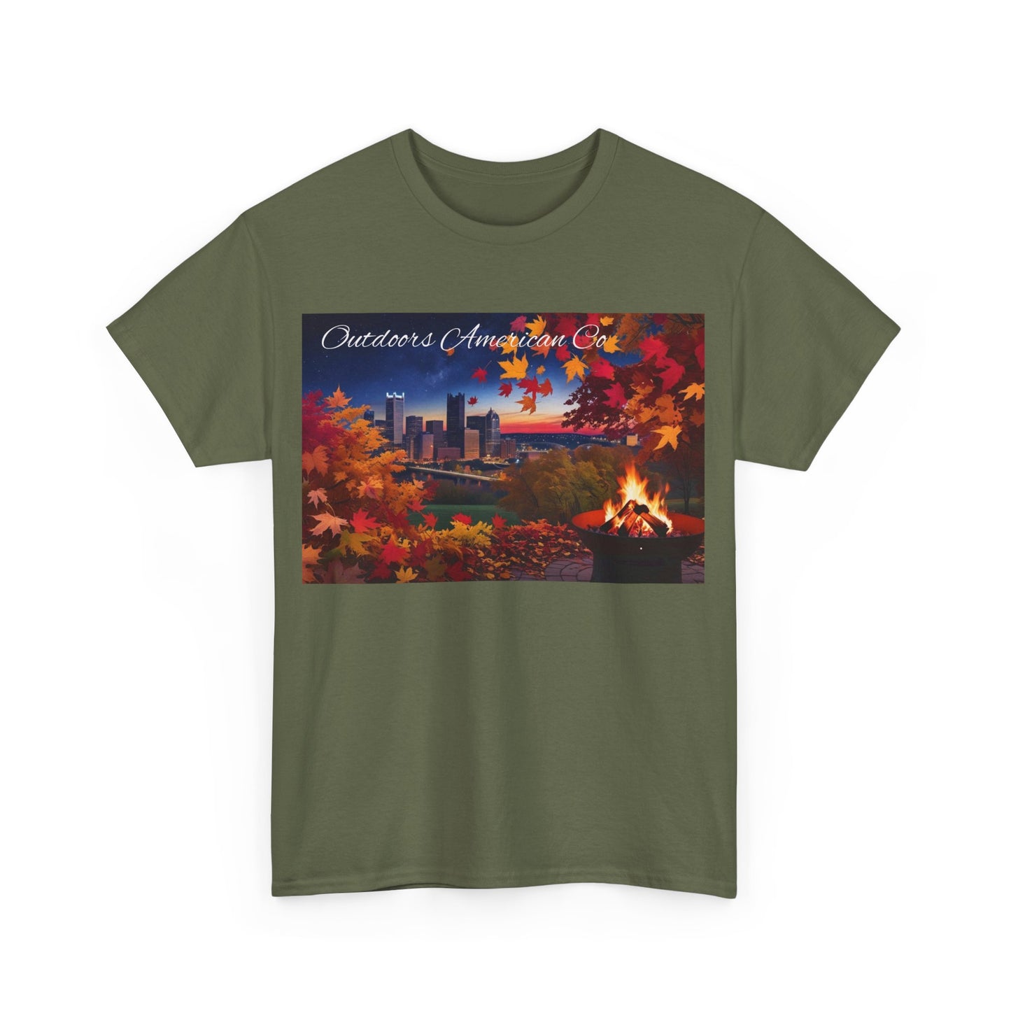 Fall Cityline Firepit Tee