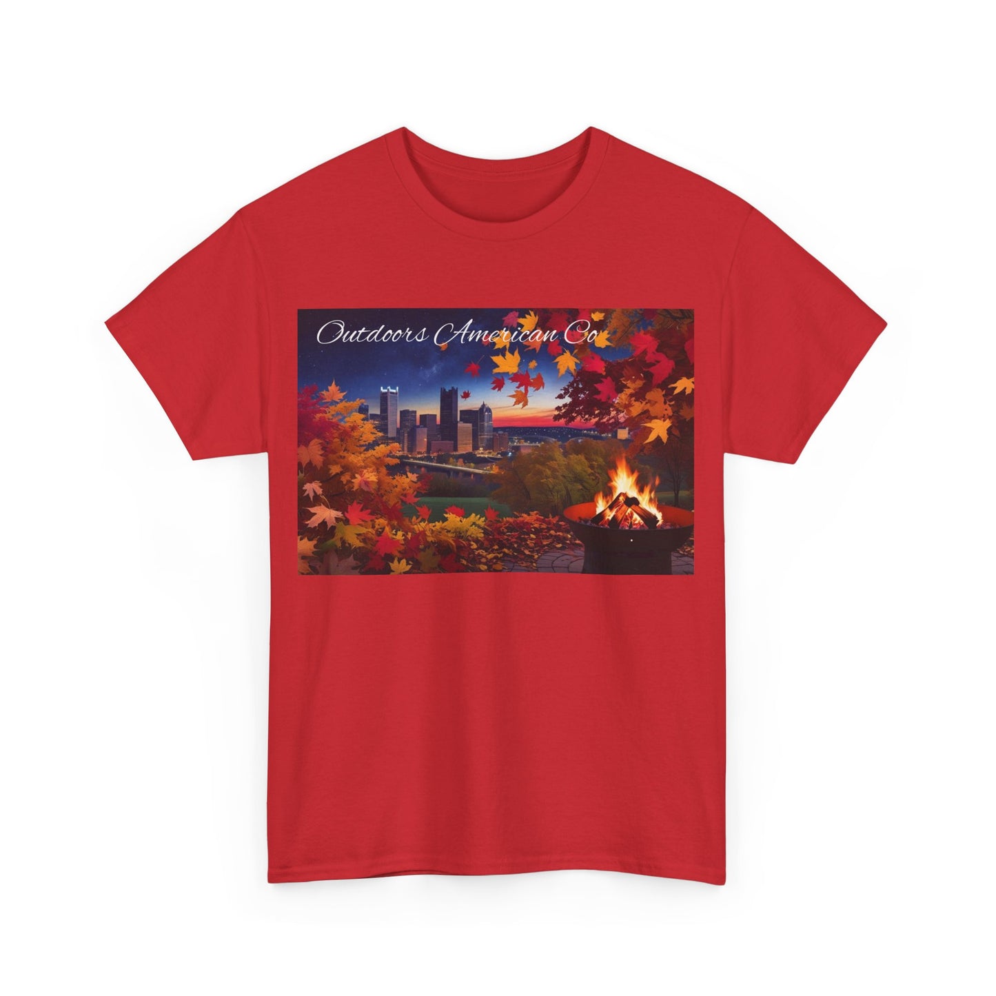 Fall Cityline Firepit Tee