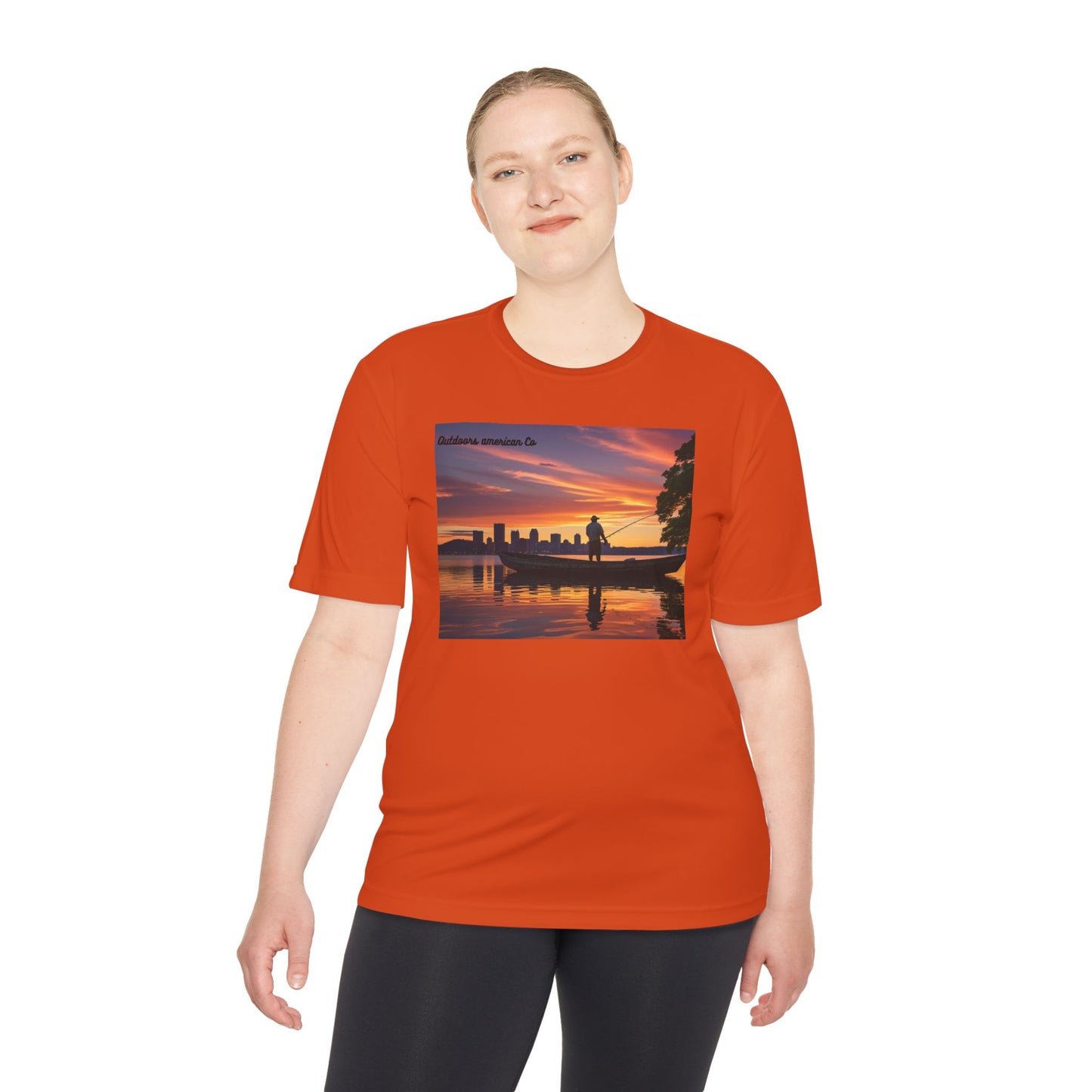 Sunset Boat Trip Athletic Tee