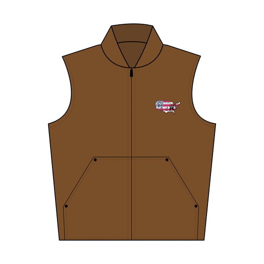 Washed Duck Cloth Vest