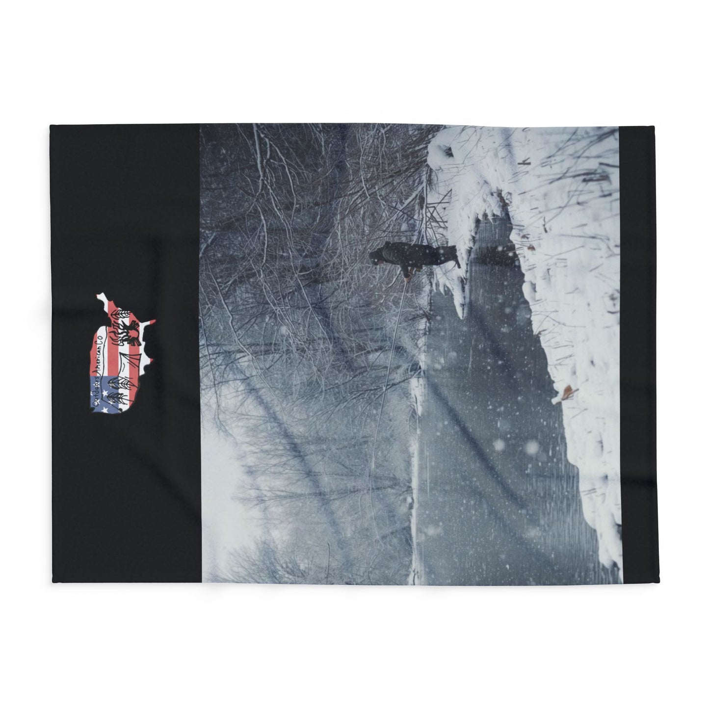 Snowy Creek Artic Fleece Blanket