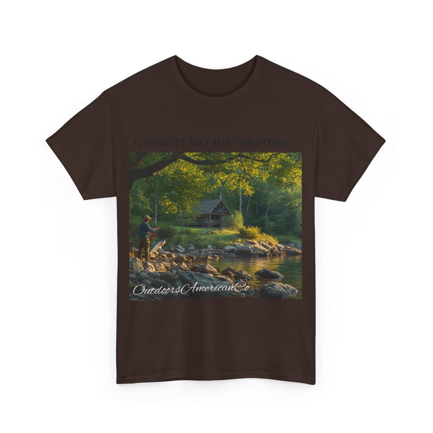 Fishing is Vacation Tee