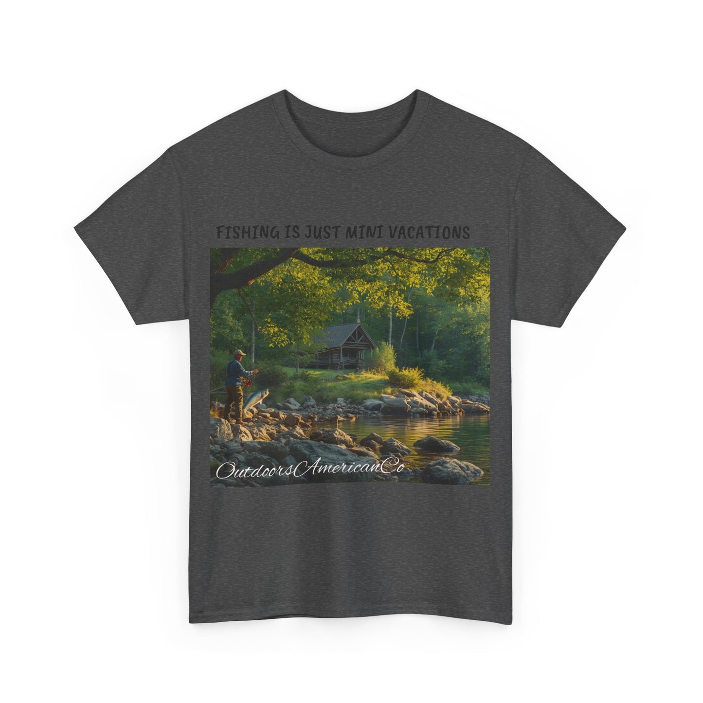 Fishing is Vacation Tee