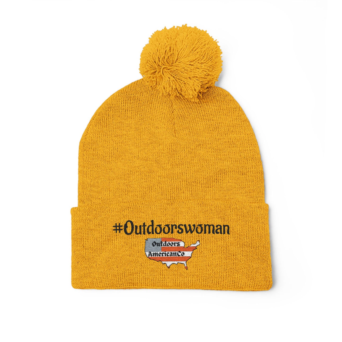 Outdoorswoman Pom-Pom Knit Cap