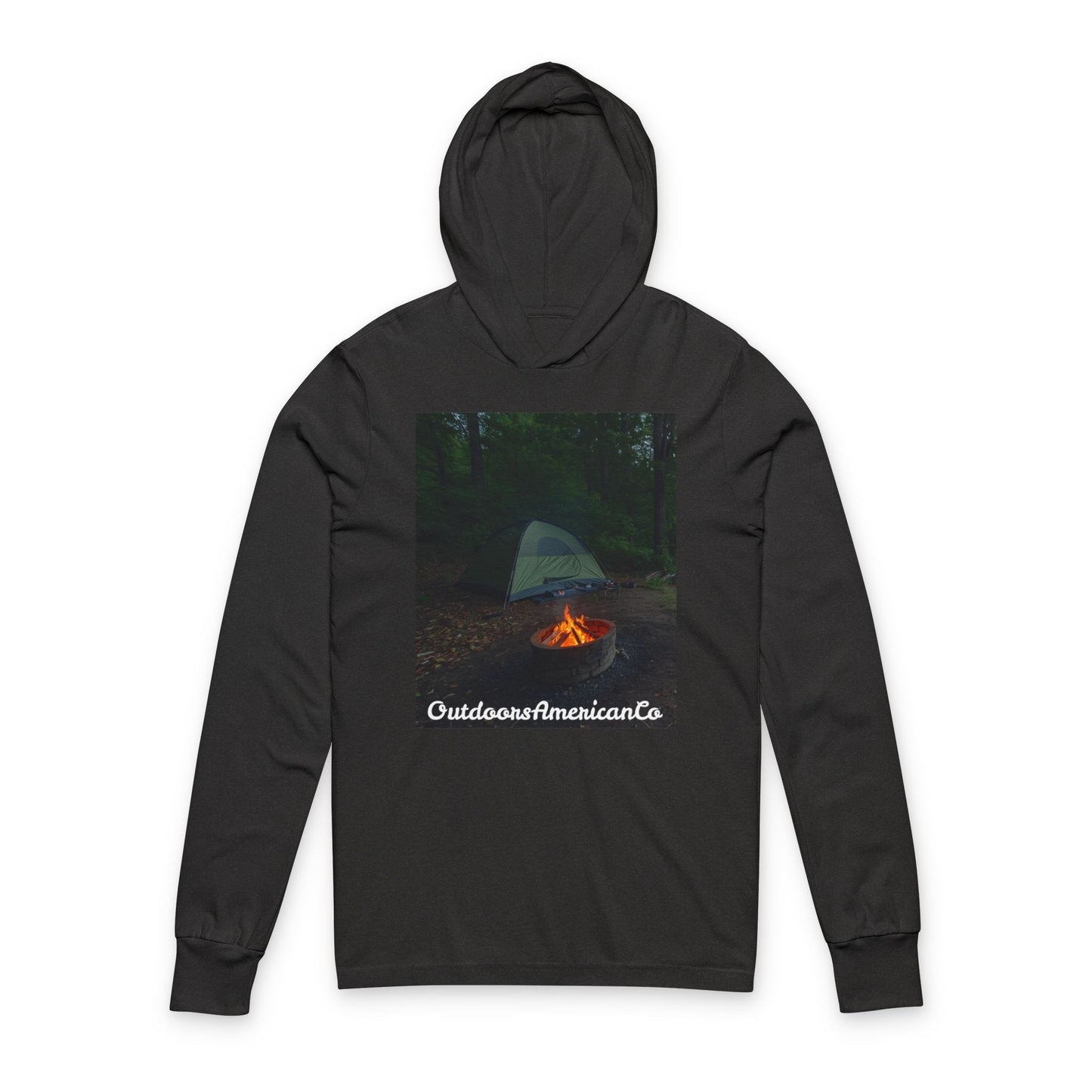 Camp Site Fireside Tshirt Hoodie