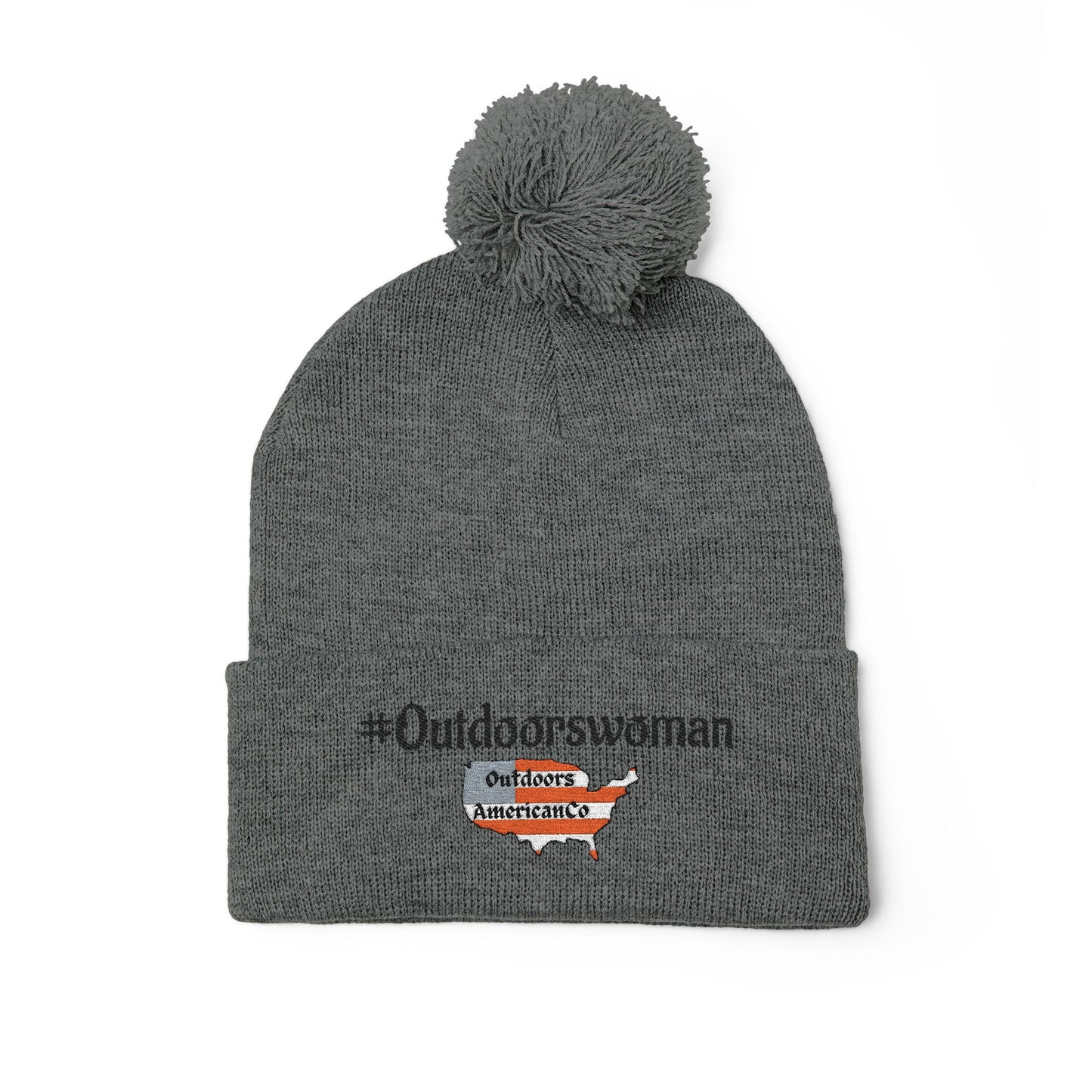 Outdoorswoman Pom-Pom Knit Cap