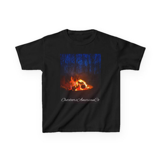 Kids Dark Night Campfire Tee