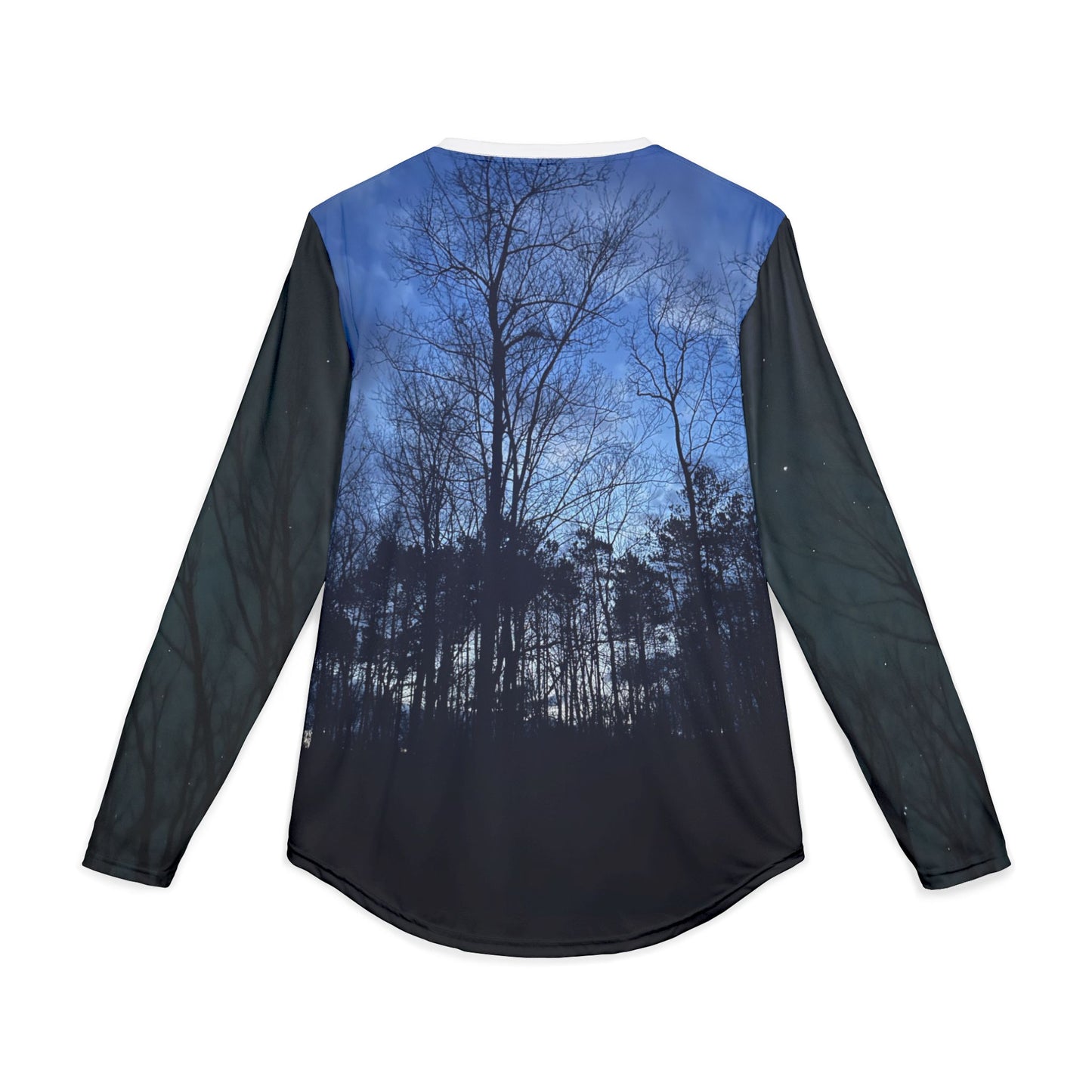 Camp Night Fishing Moisture-Wicking Long Athletic Sleeve Shirt
