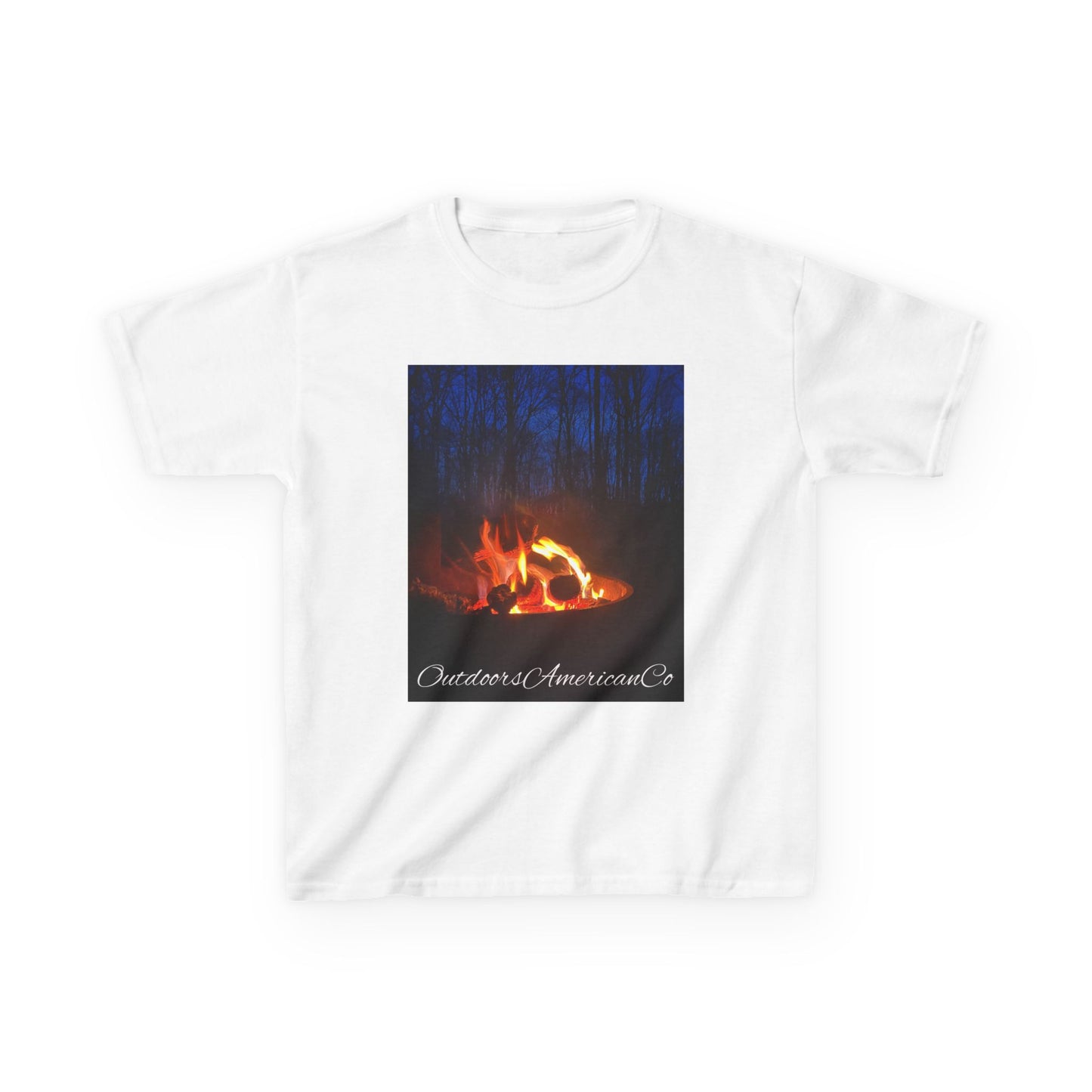 Kids Dark Night Campfire Tee