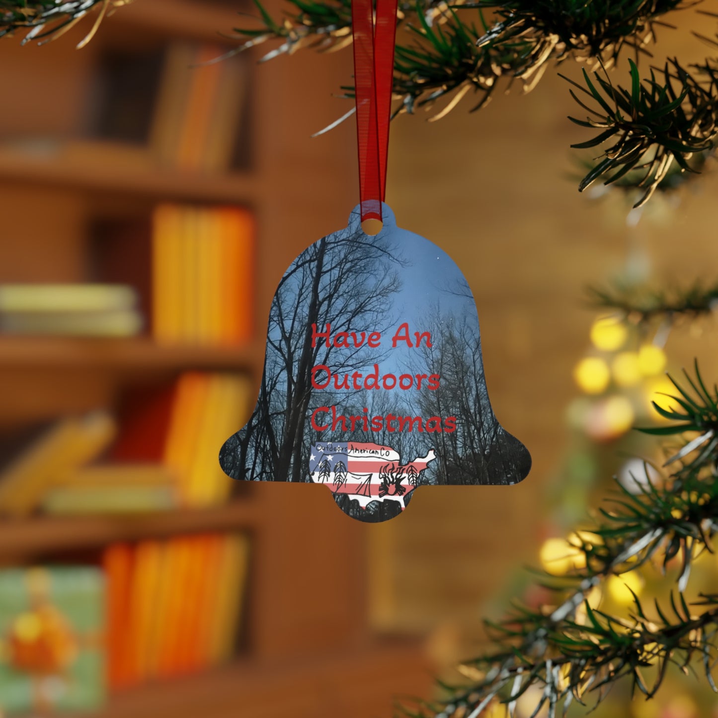 Outdoors Metal Christmas Ornaments
