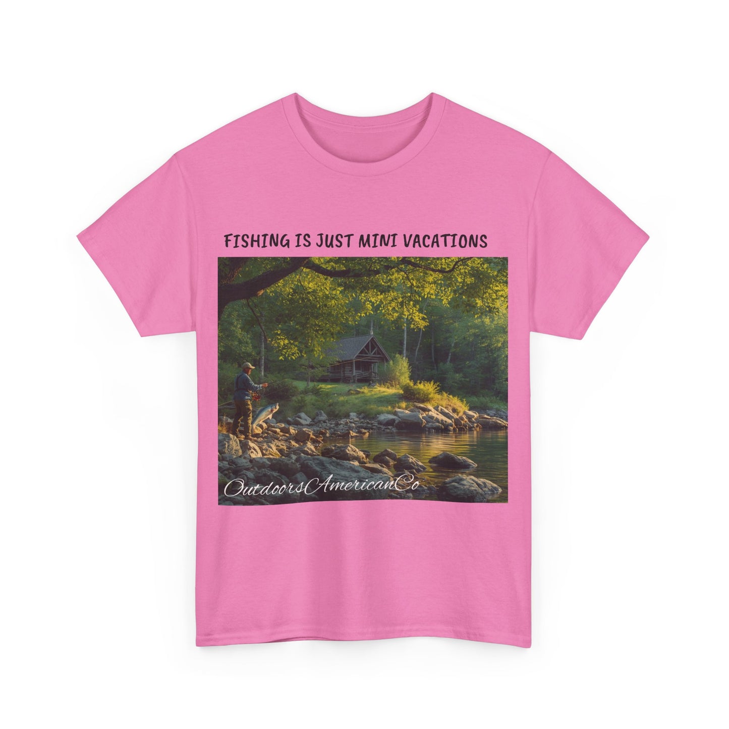 Fishing is Vacation Tee