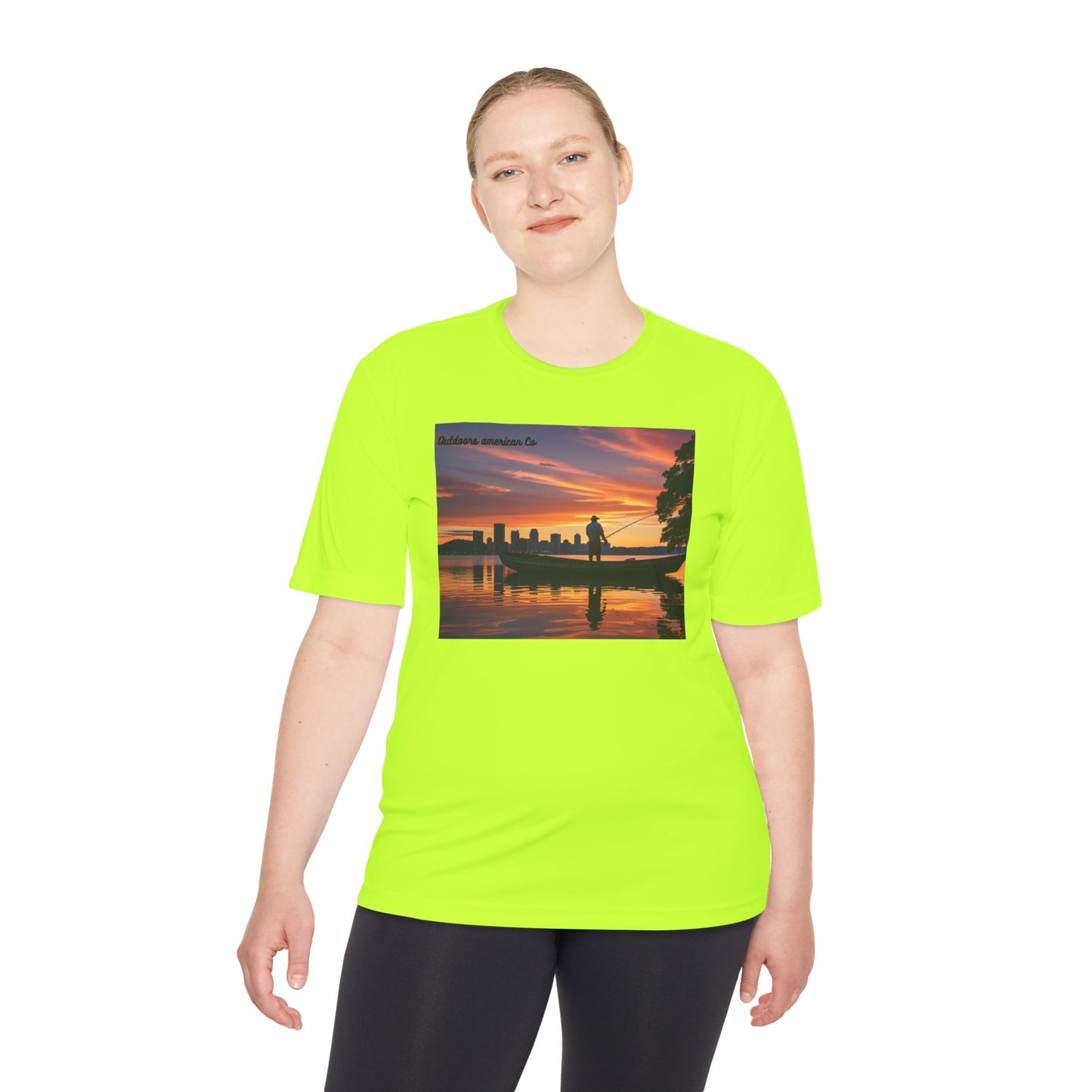 Sunset Boat Trip Athletic Tee
