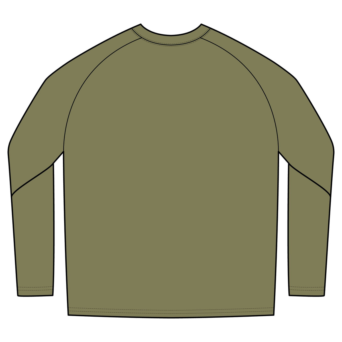 Long Camo Sleeved Logo Fishing Shirt