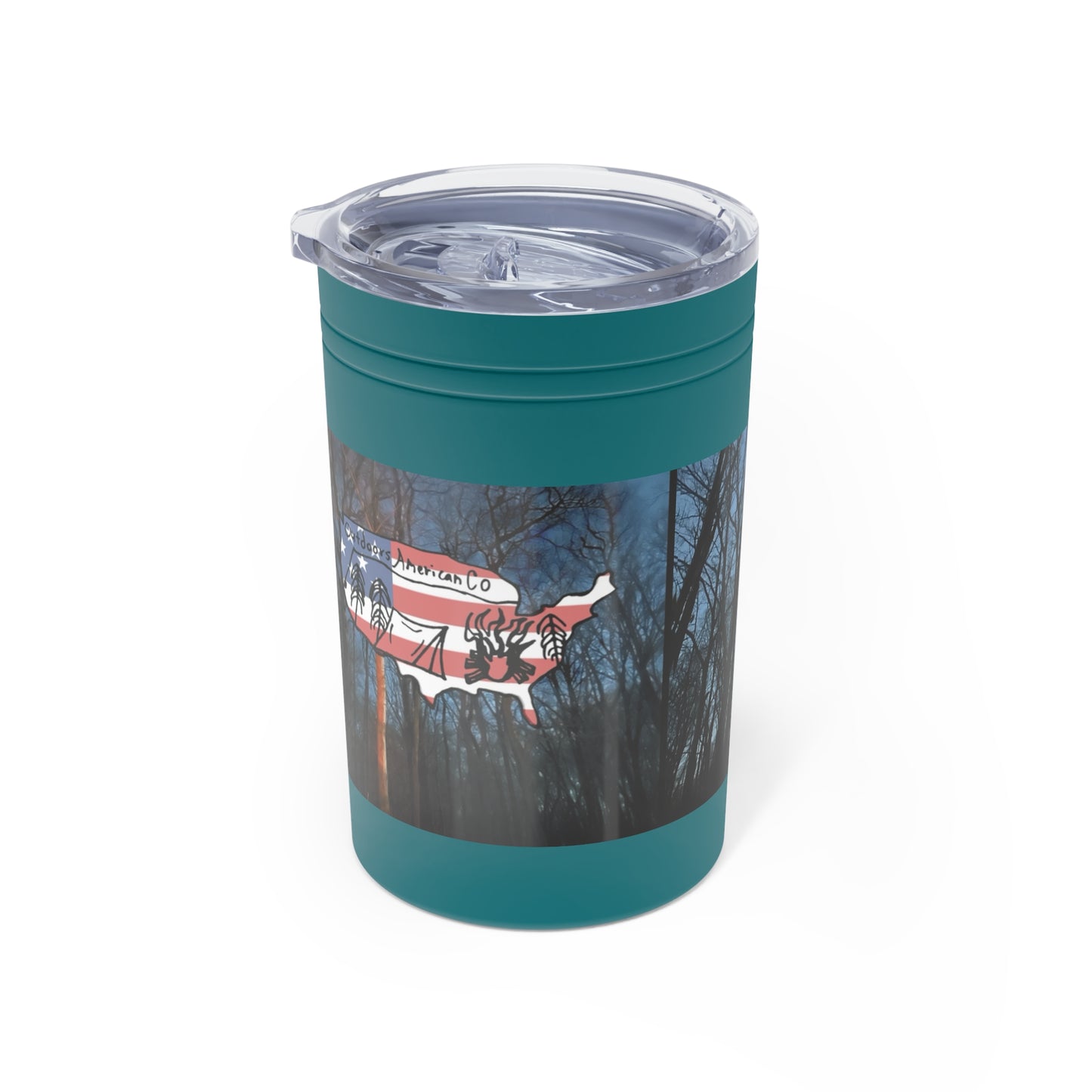 Vacuum Insulated OAC Mystic Trees Tumbler, 11oz