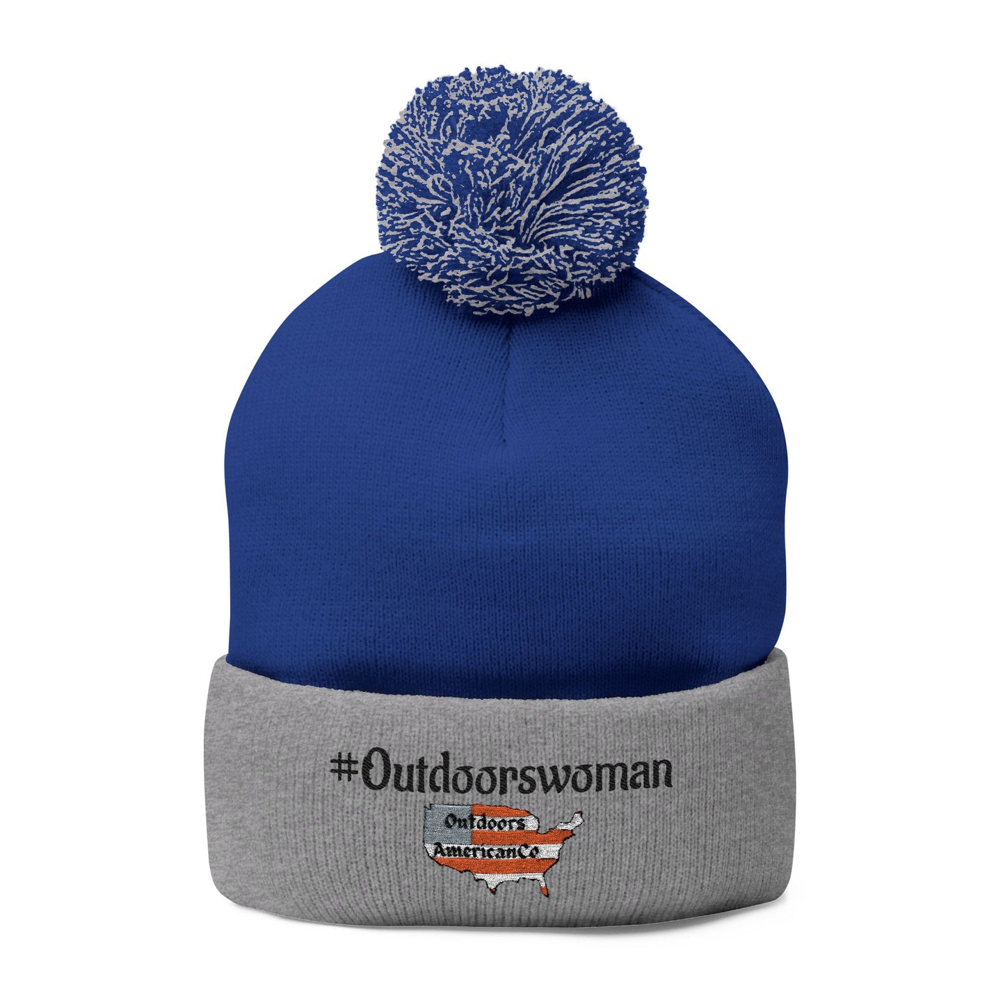 Outdoorswoman Pom-Pom Knit Cap
