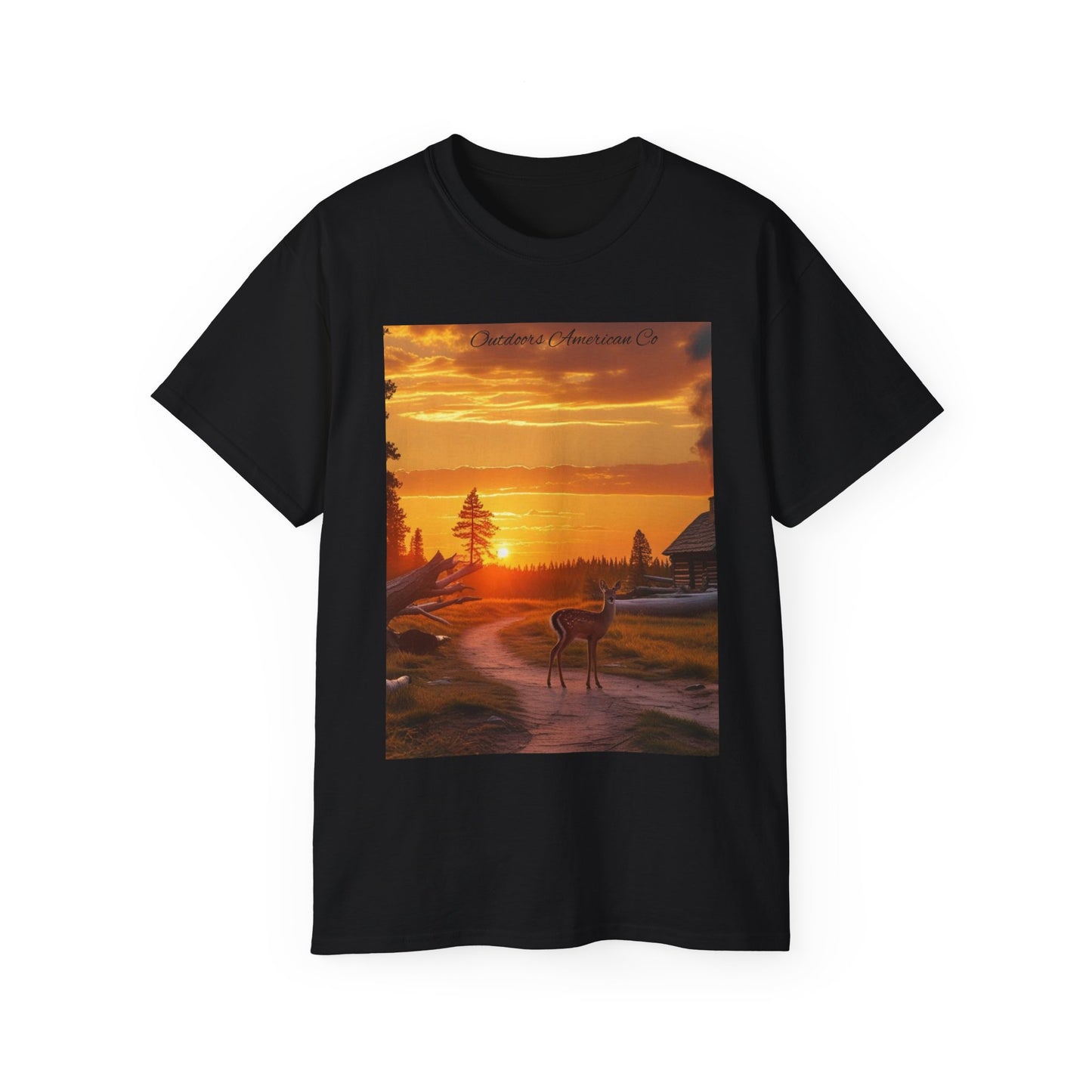 Deer Trail Cotton Tee