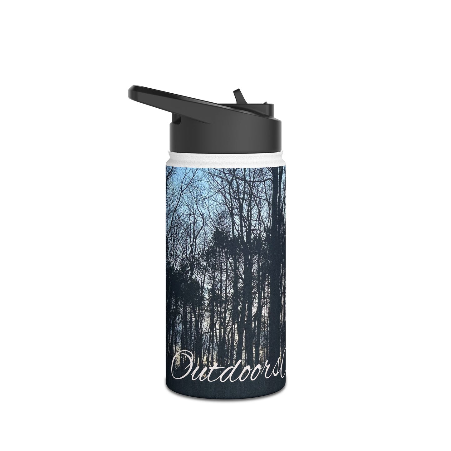 Dusk Trees Stainless Steel Water Bottle