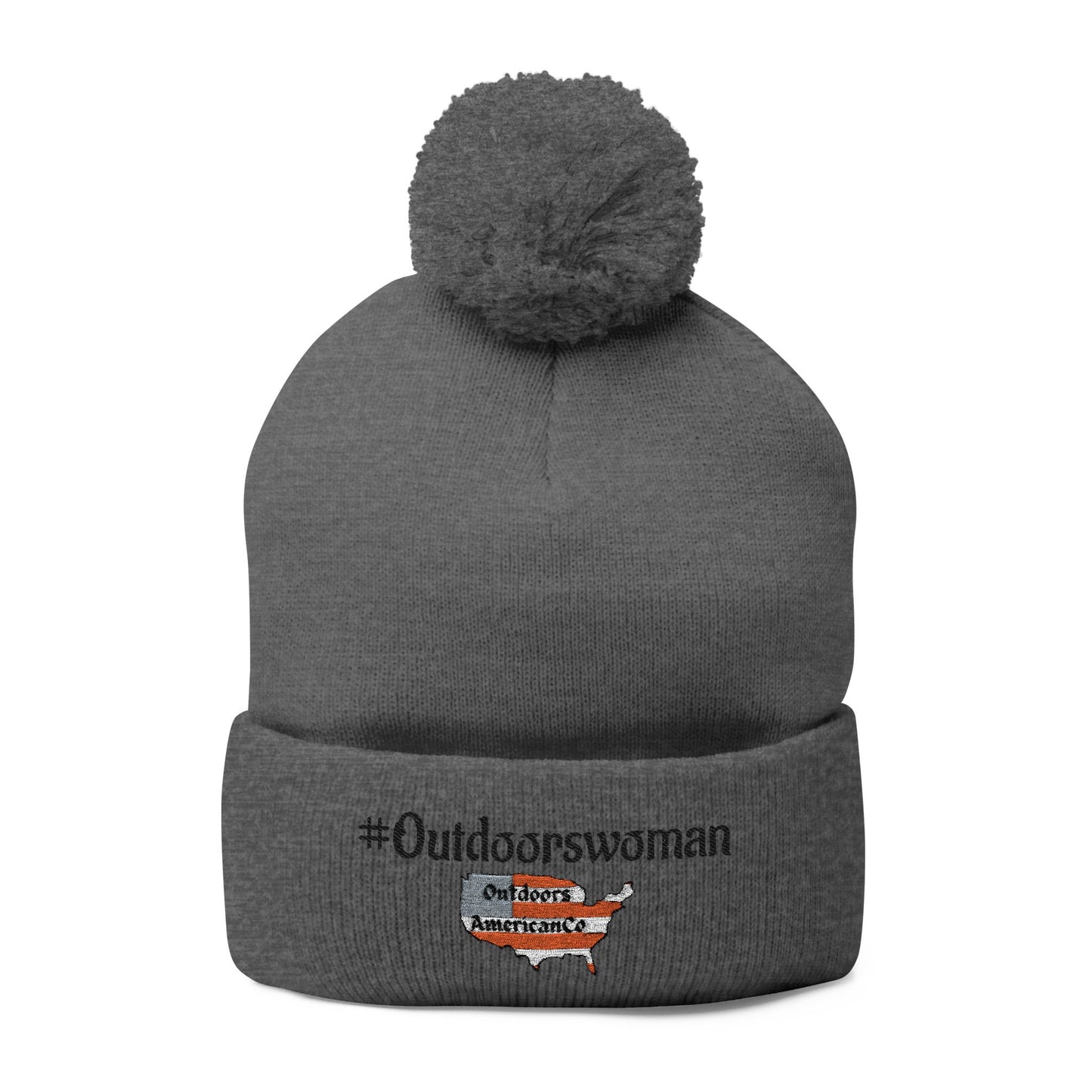 Outdoorswoman Pom-Pom Knit Cap