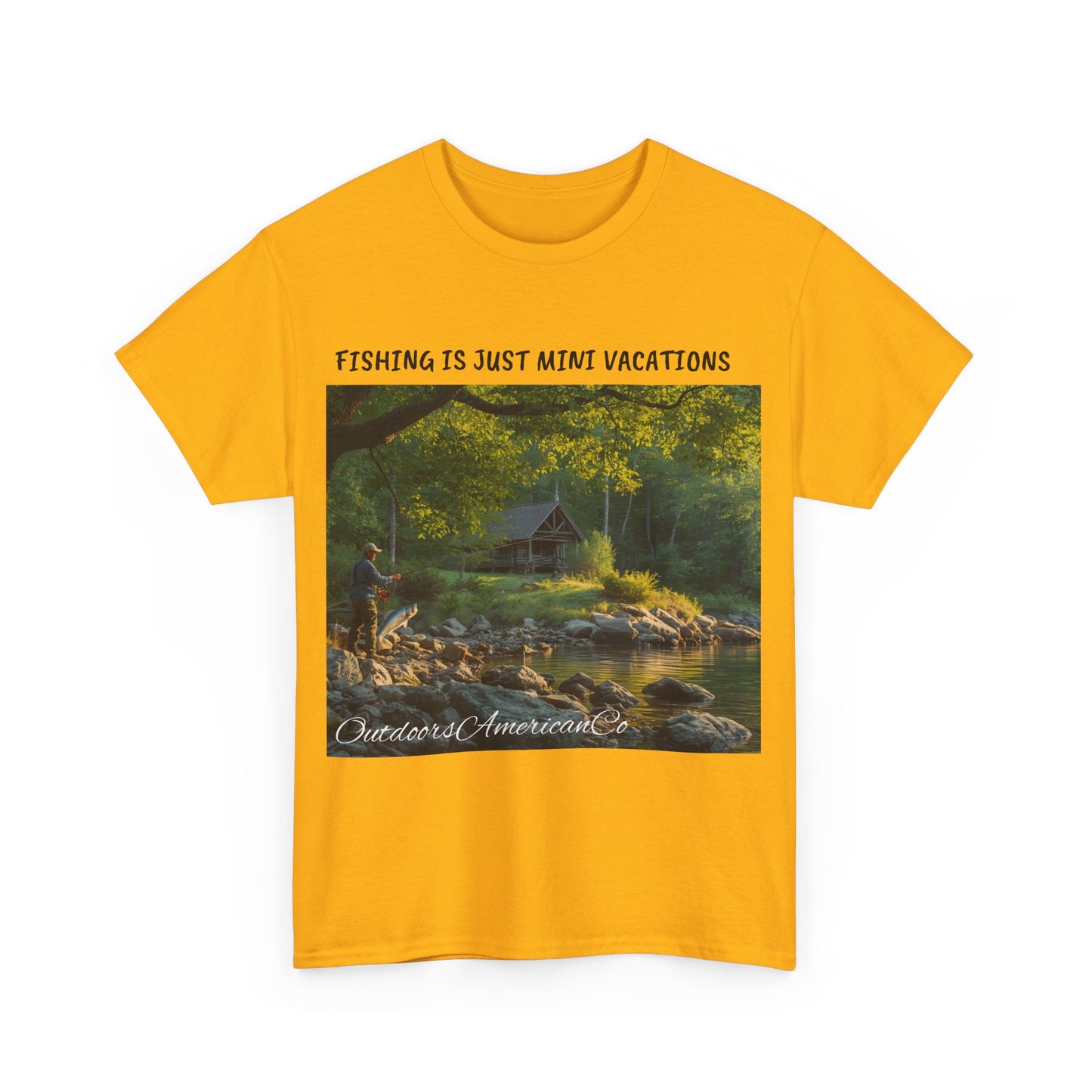 Fishing is Vacation Tee