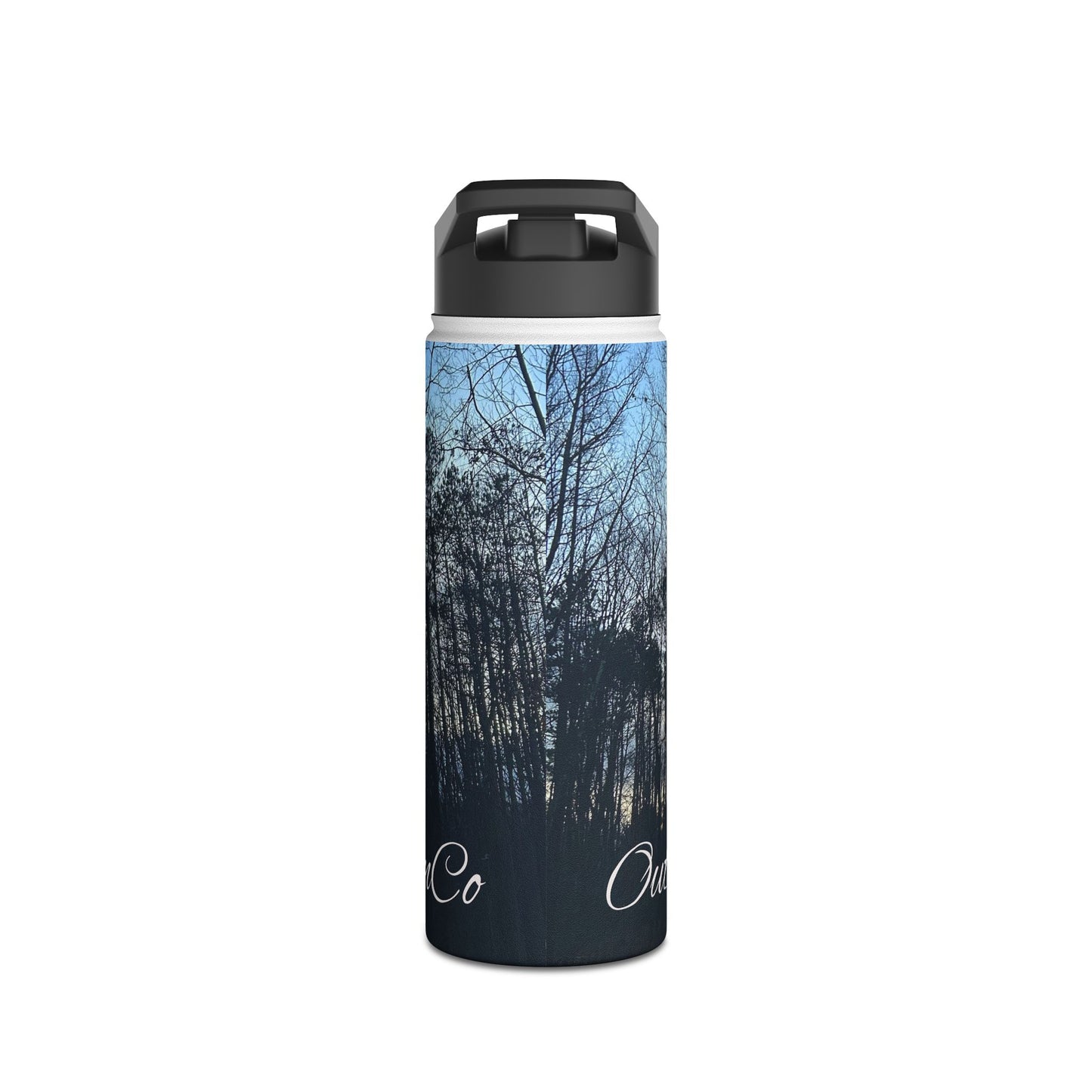 Dusk Trees Stainless Steel Water Bottle