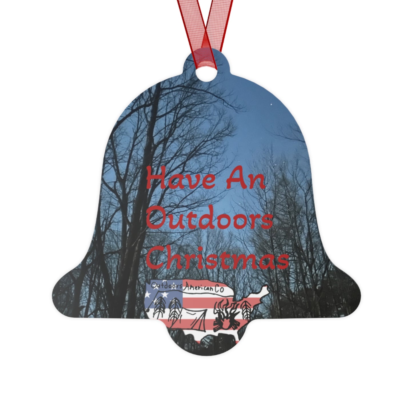 Outdoors Metal Christmas Ornaments