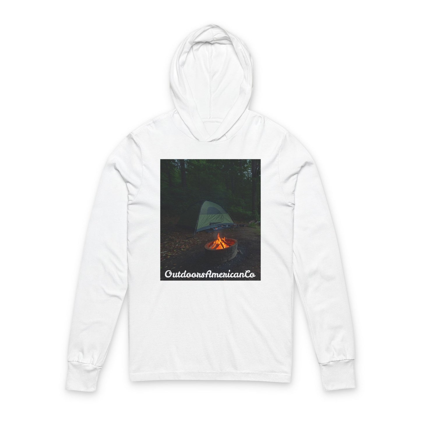 Camp Site Fireside Tshirt Hoodie