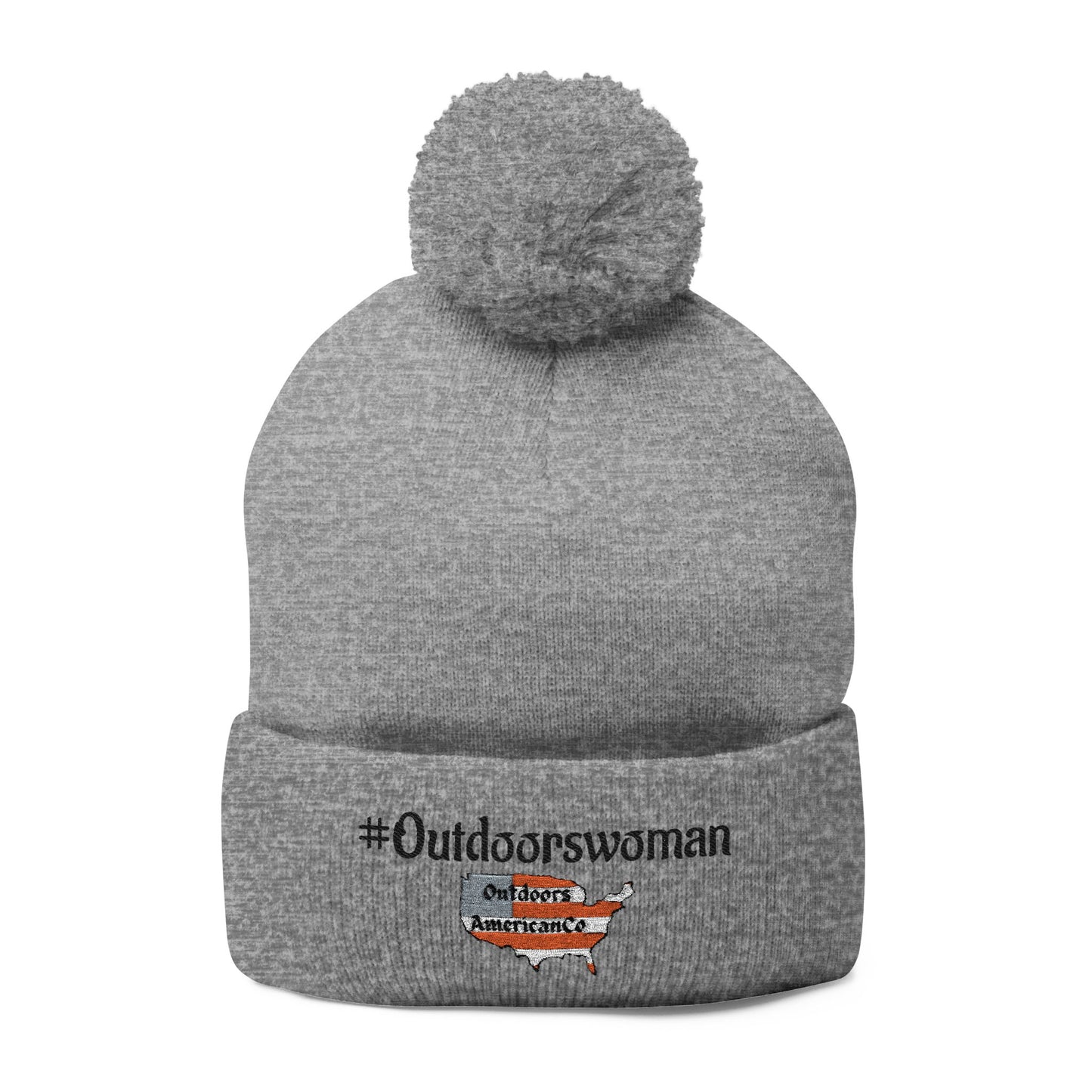 Outdoorswoman Pom-Pom Knit Cap