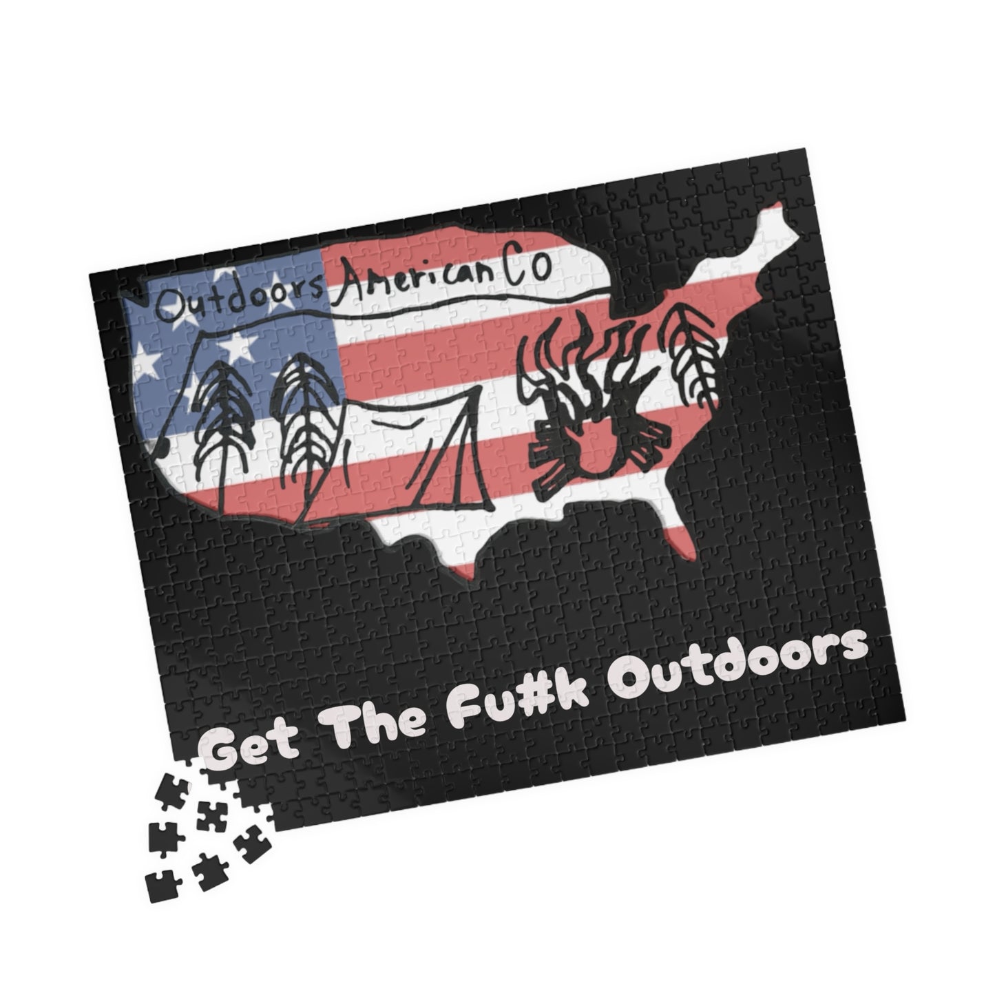 Outdoors AmericanCo Scenic Puzzle