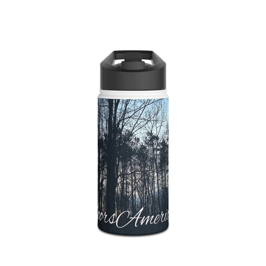 Dusk Trees Stainless Steel Water Bottle