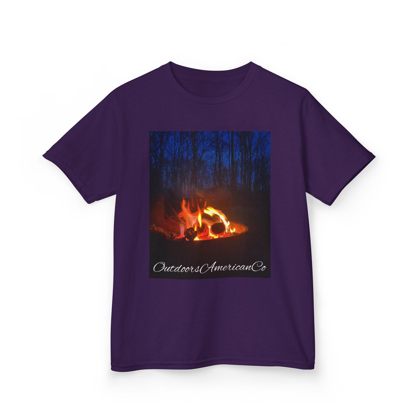 Kids Dark Night Campfire Tee