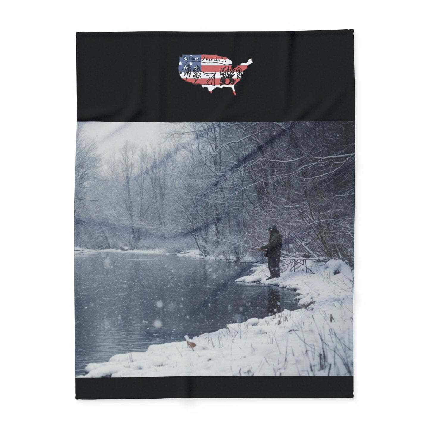 Snowy Creek Artic Fleece Blanket