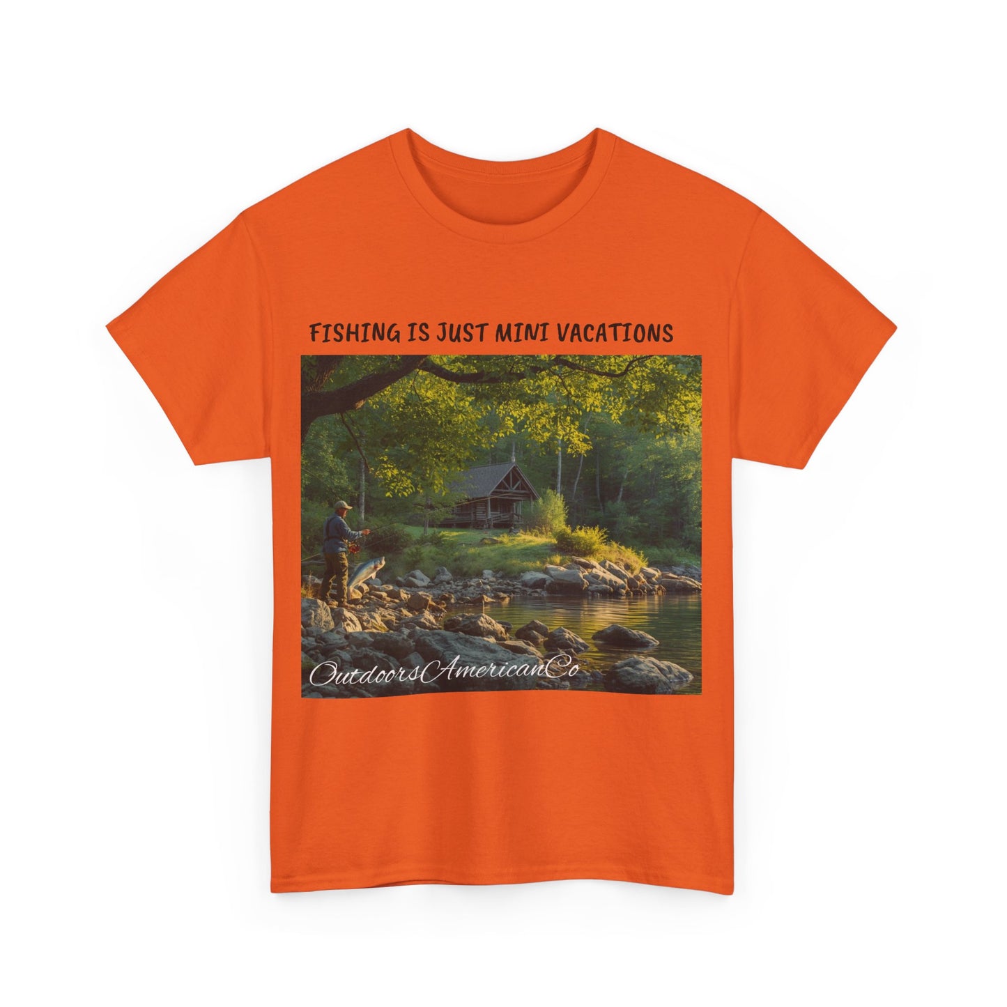 Fishing is Vacation Tee