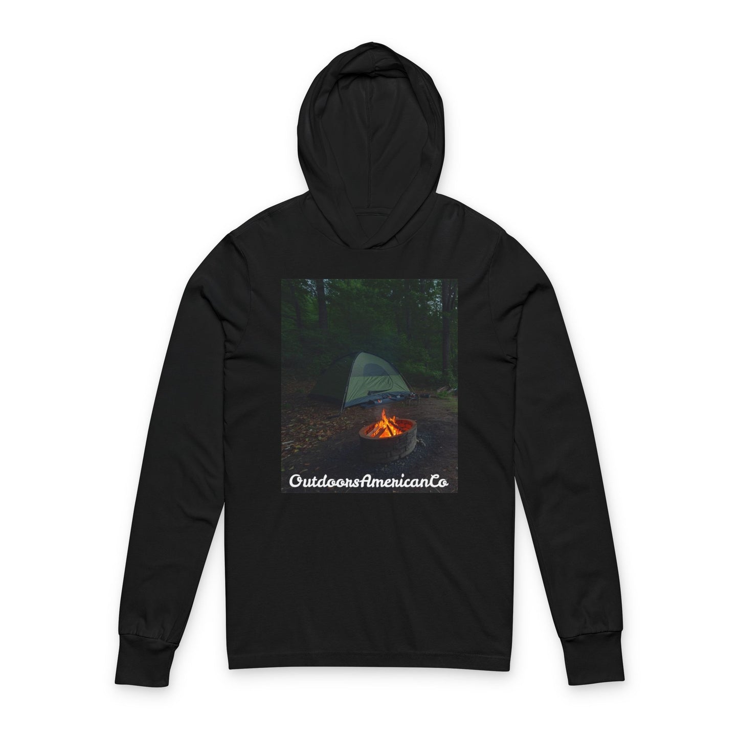 Camp Site Fireside Tshirt Hoodie