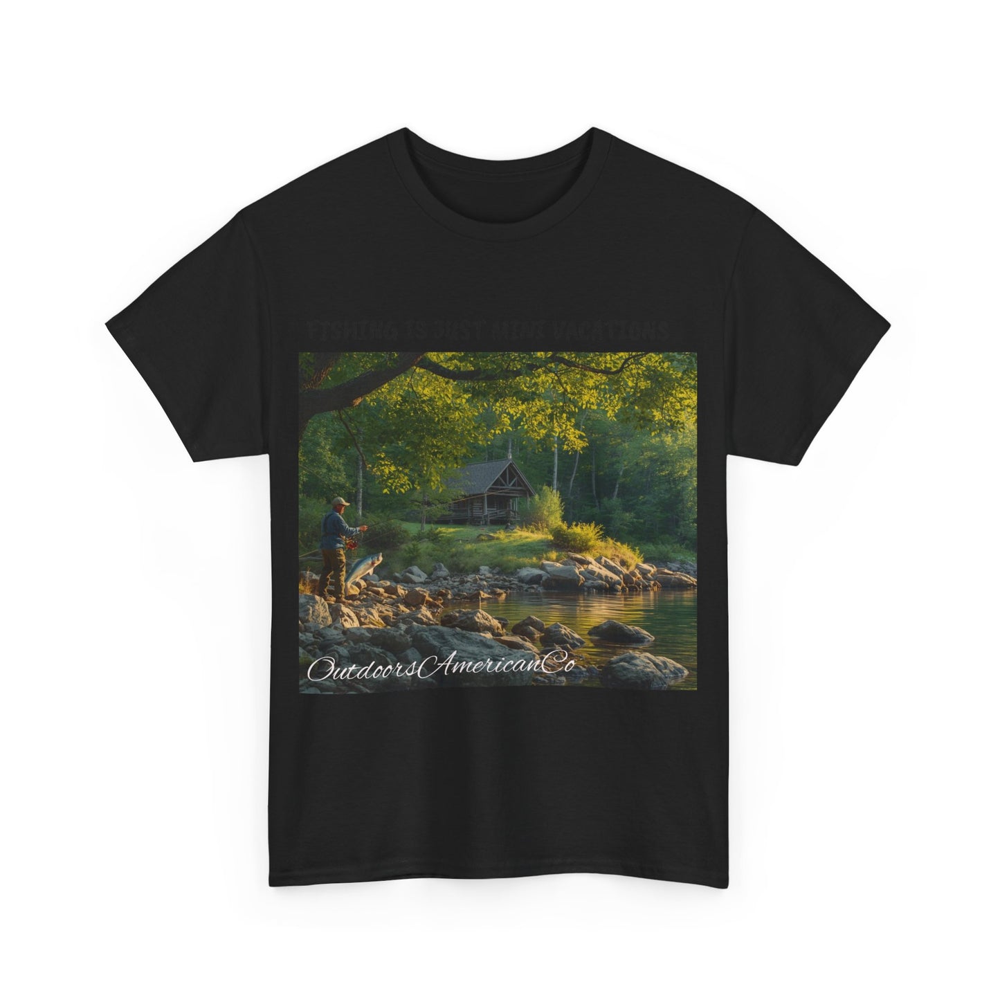 Fishing is Vacation Tee