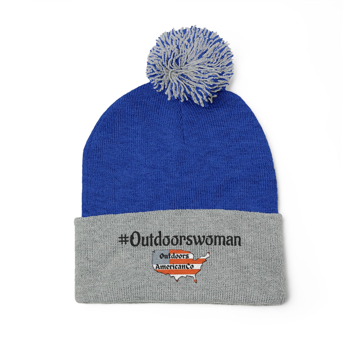 Outdoorswoman Pom-Pom Knit Cap
