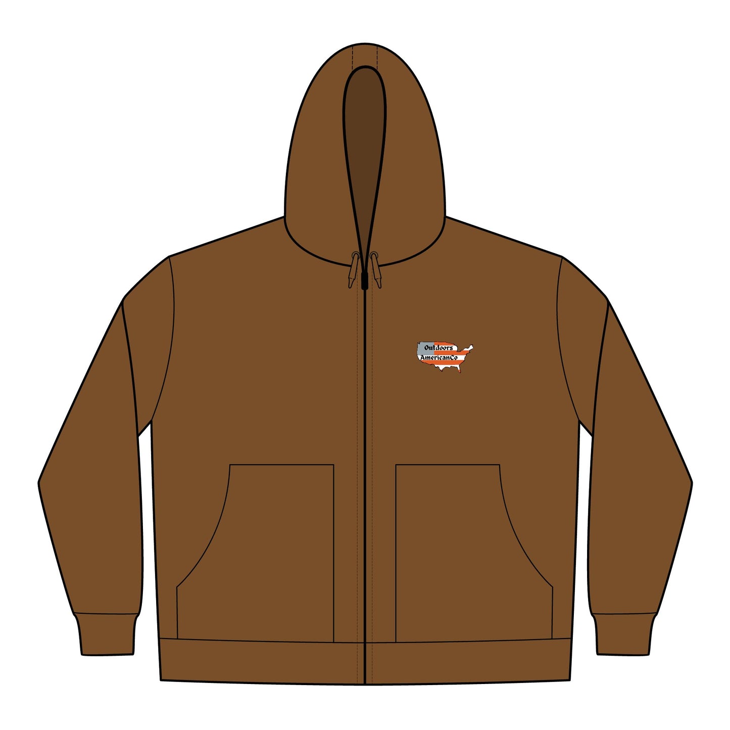 CornerStone® Men's Duck Cloth Hooded Work Jacket